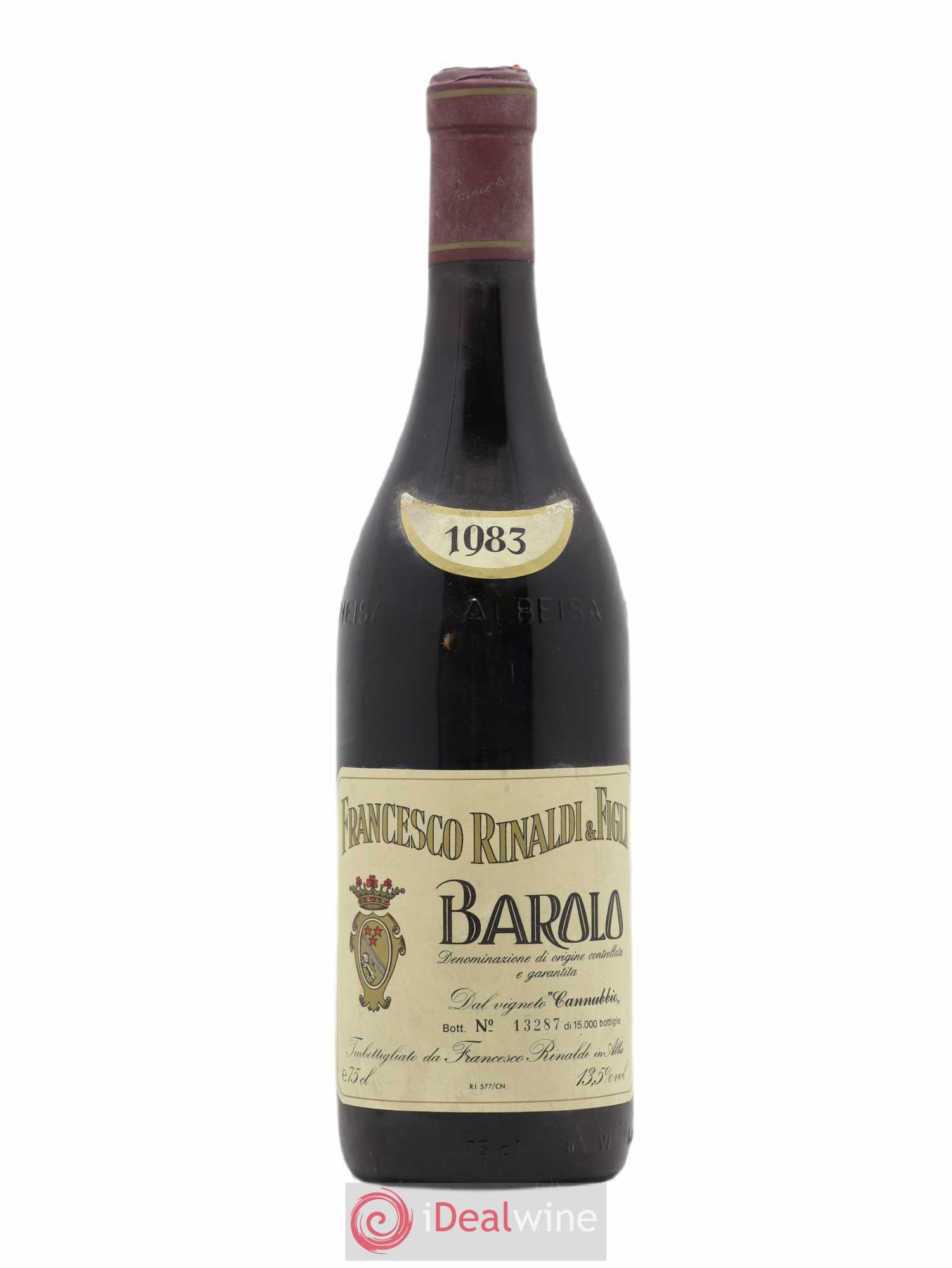 Barolo DOCG Cannubi Francesco Rinaldi 1983 - Posten von 1 Flasche - 0