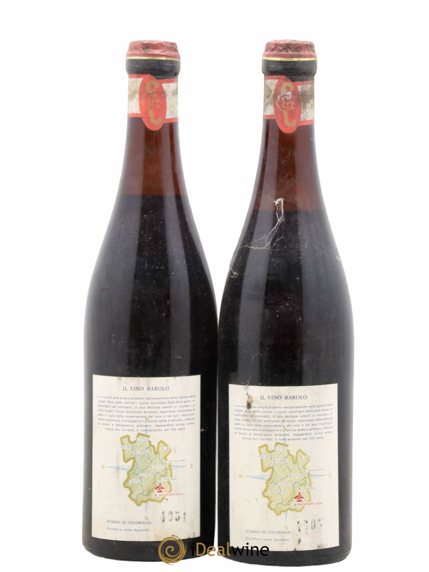 Barolo DOCG Giacomo Conterno 1961 - Lot de 2 bouteilles - 1