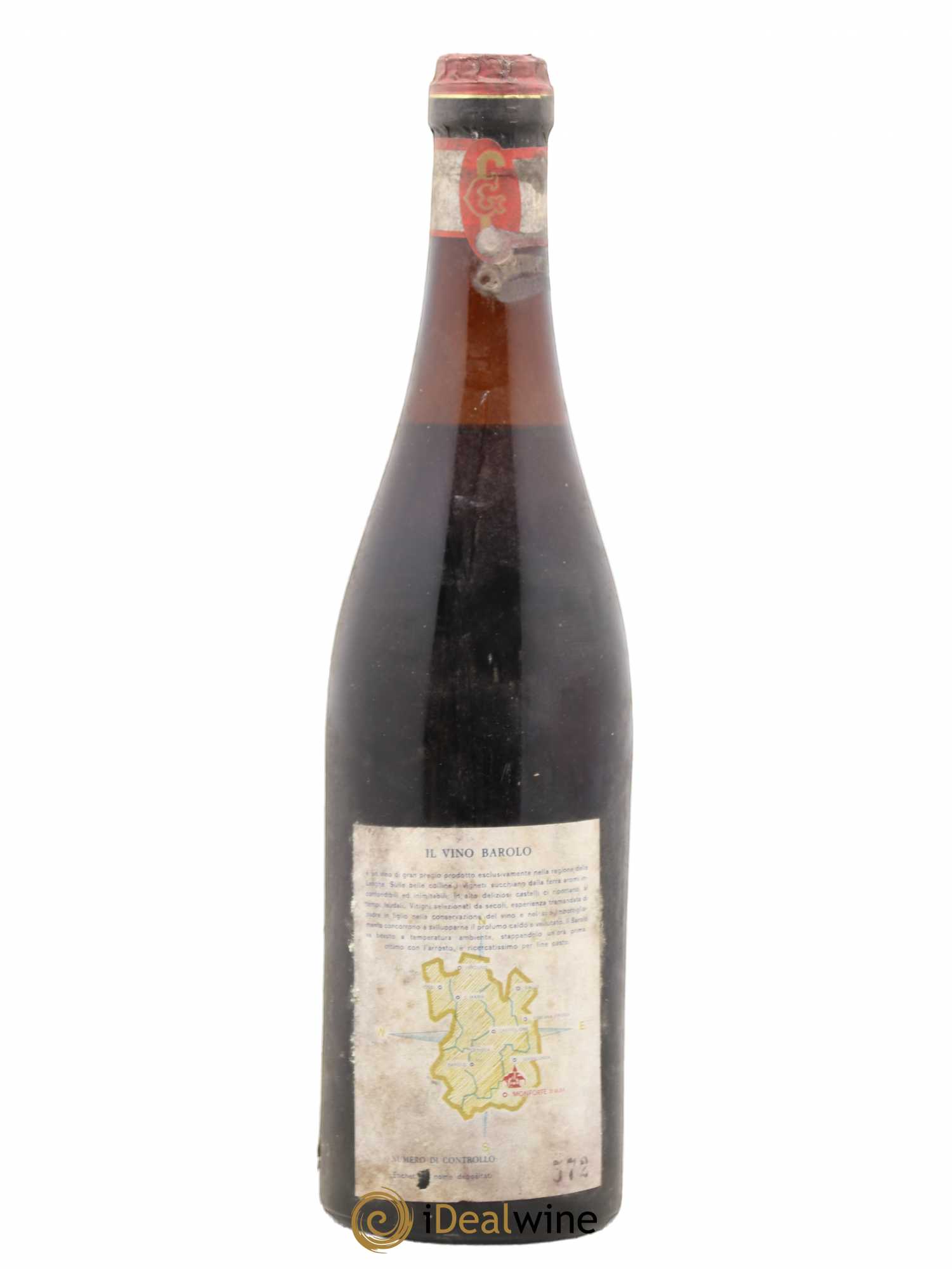 Barolo DOCG Giacomo Conterno 1961 - Lot de 1 bouteille - 1