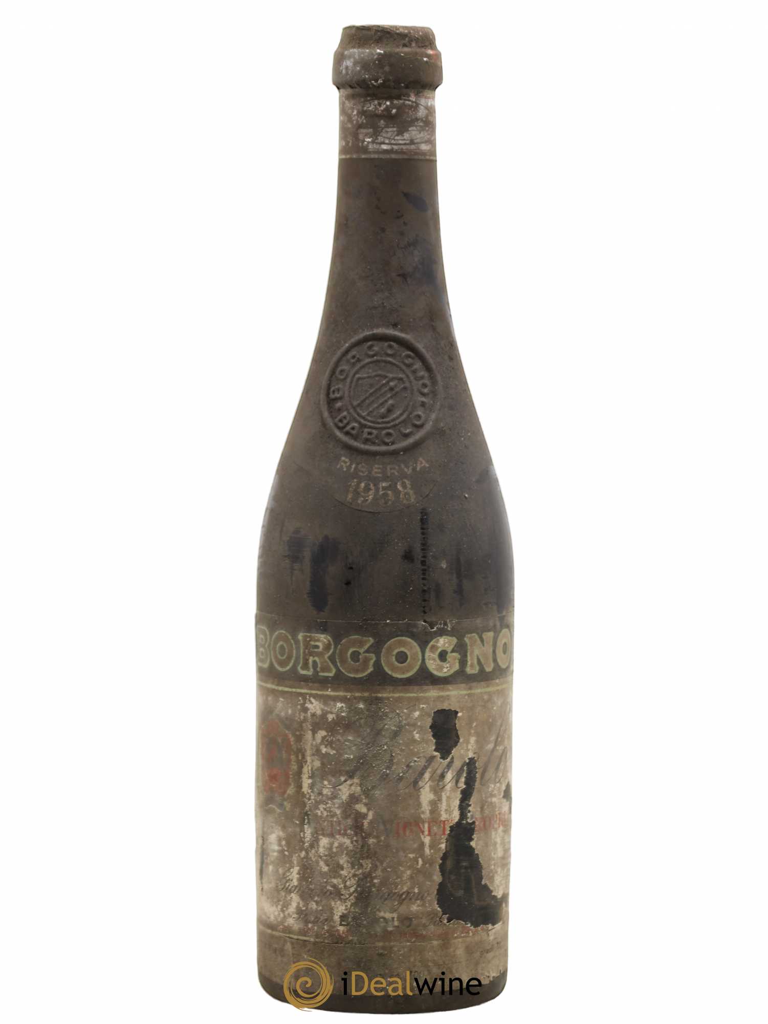 Barolo DOCG Riserva Giacomo Borgogno 1958 - Lot de 1 bouteille - 0