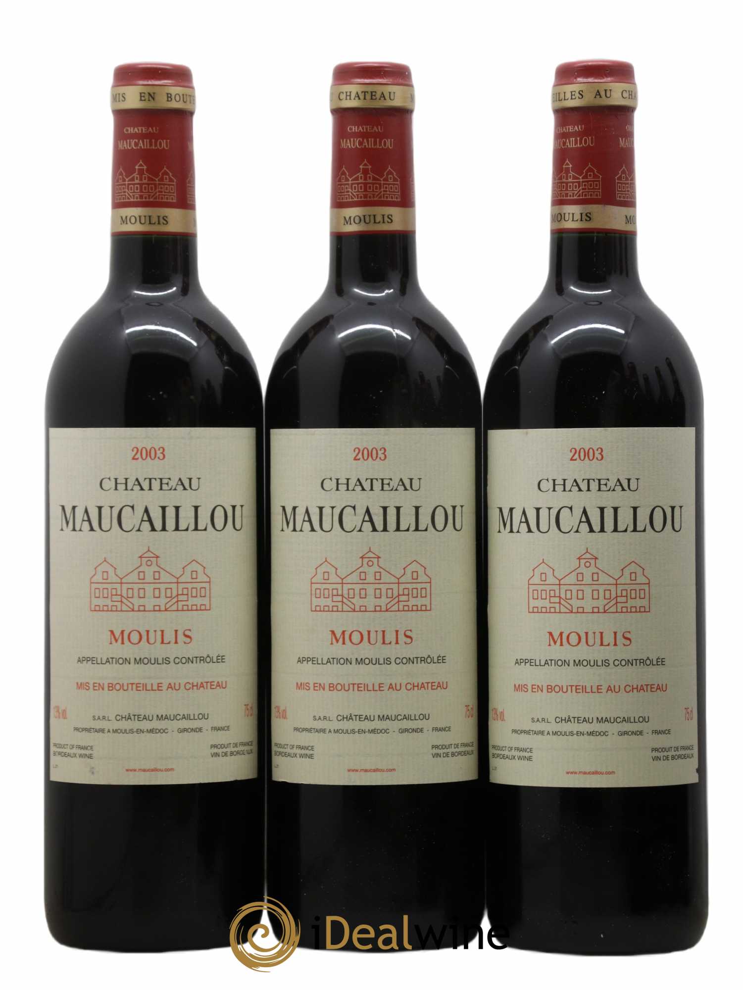 Château Maucaillou 2003 - Lot de 12 bouteilles - 2