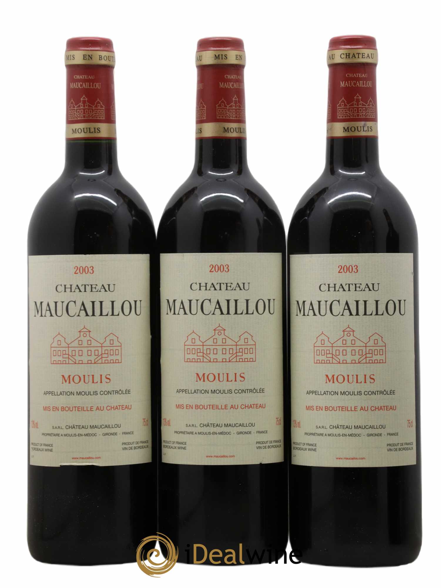Château Maucaillou 2003 - Lot de 12 bouteilles - 4