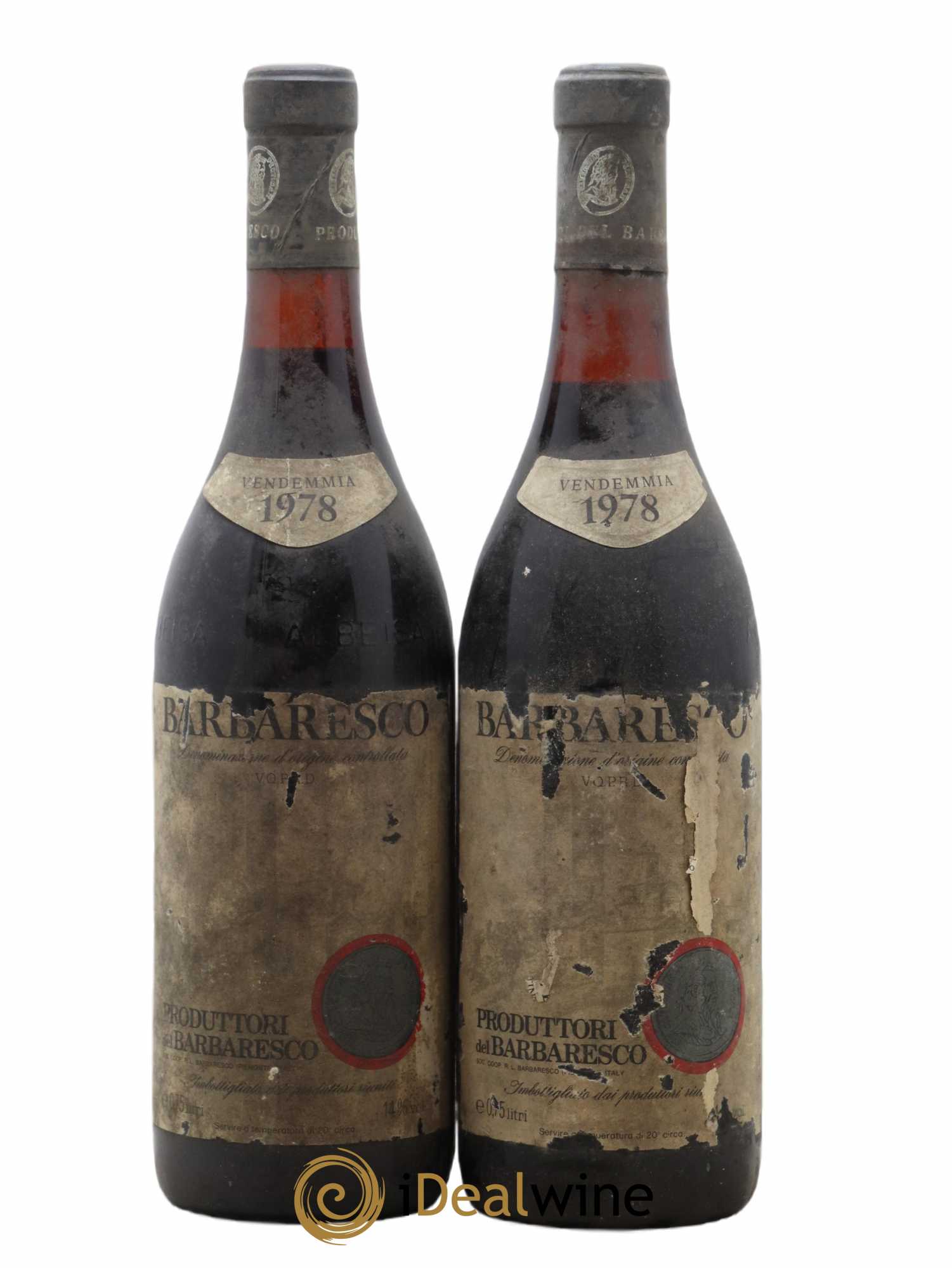 Barbaresco DOCG Produttori del Barbaresco 1978 - Lot de 2 bouteilles - 0