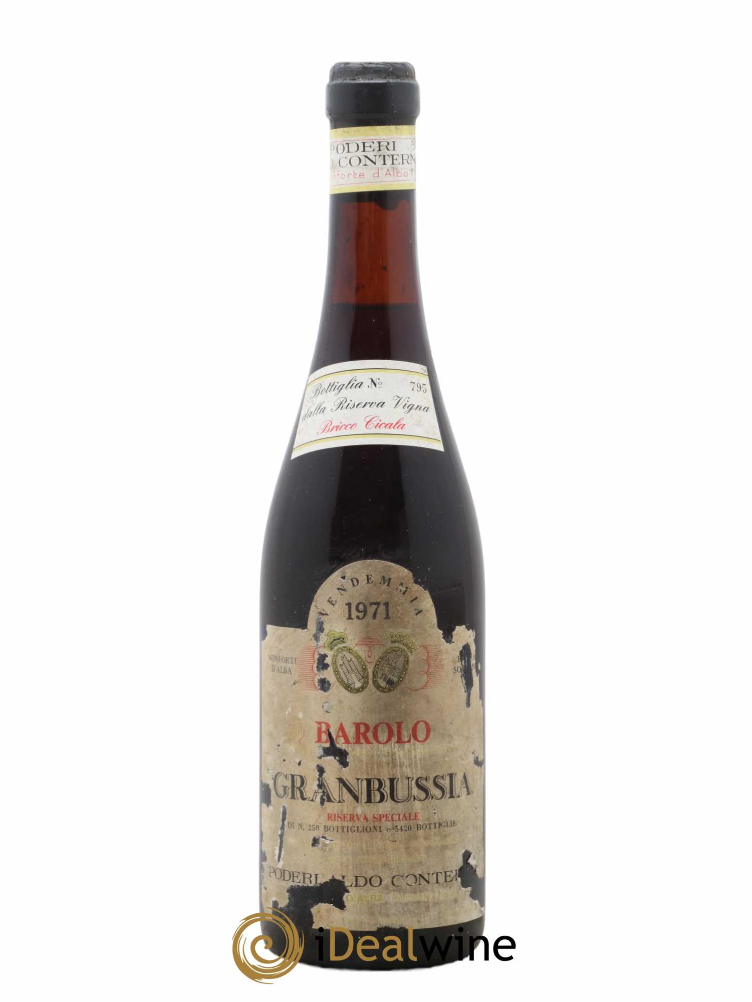 Barolo Aldo Conterno Riserva Speciale Granbussia 1971 - Lot de 1 bouteille - 0