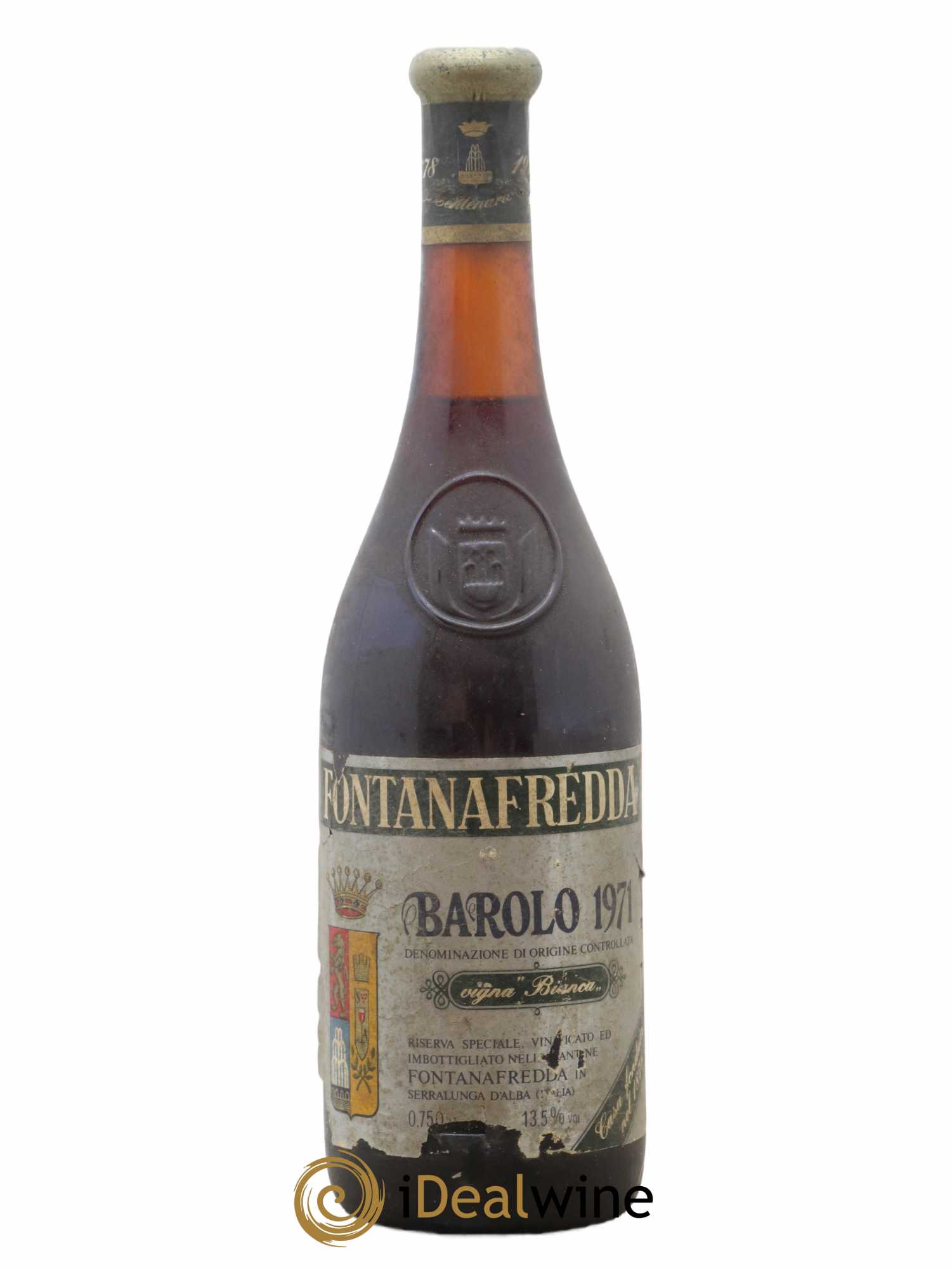 Barolo Vigna Bianca Fontanafredda 1971 - Lot de 1 bouteille - 0