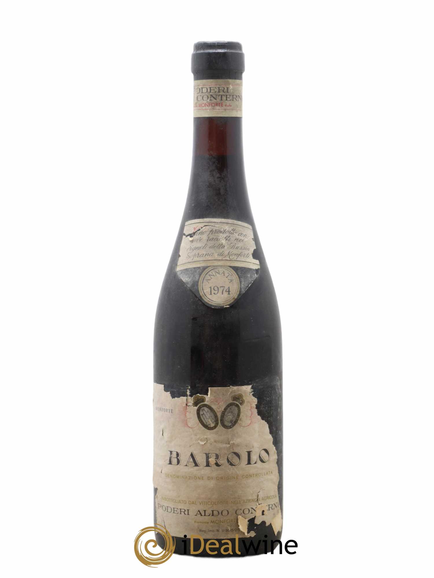 Barolo DOCG Aldo Conterno 1974 - Lot de 1 bouteille - 0