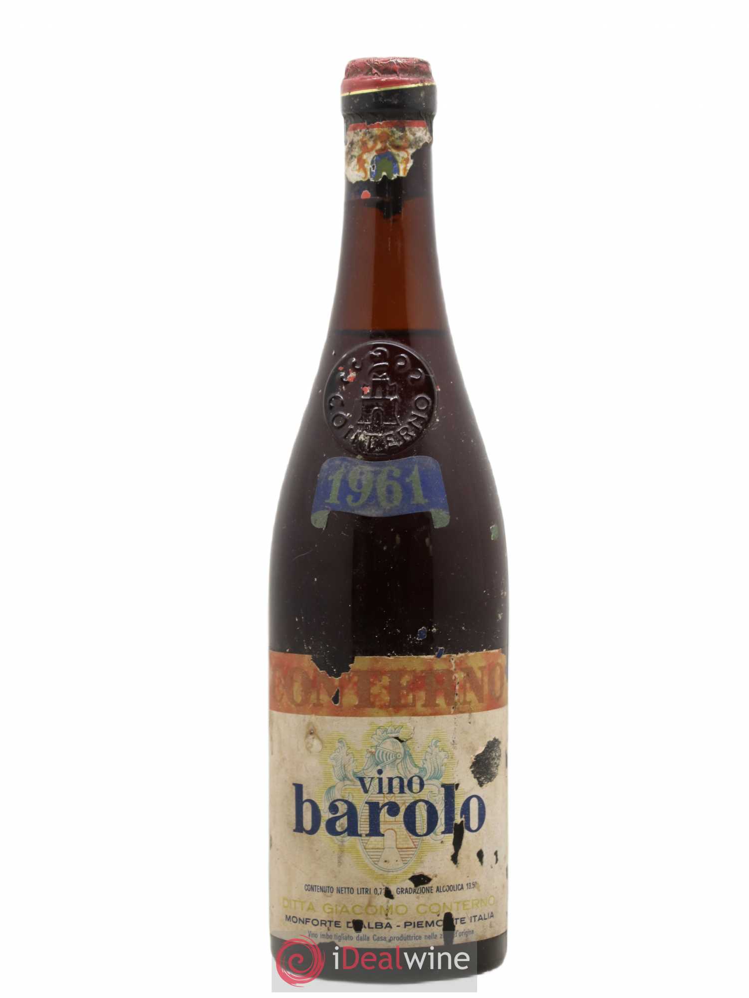 Barolo Giacomo Conterno 1961 - Lot de 1 bouteille - 0