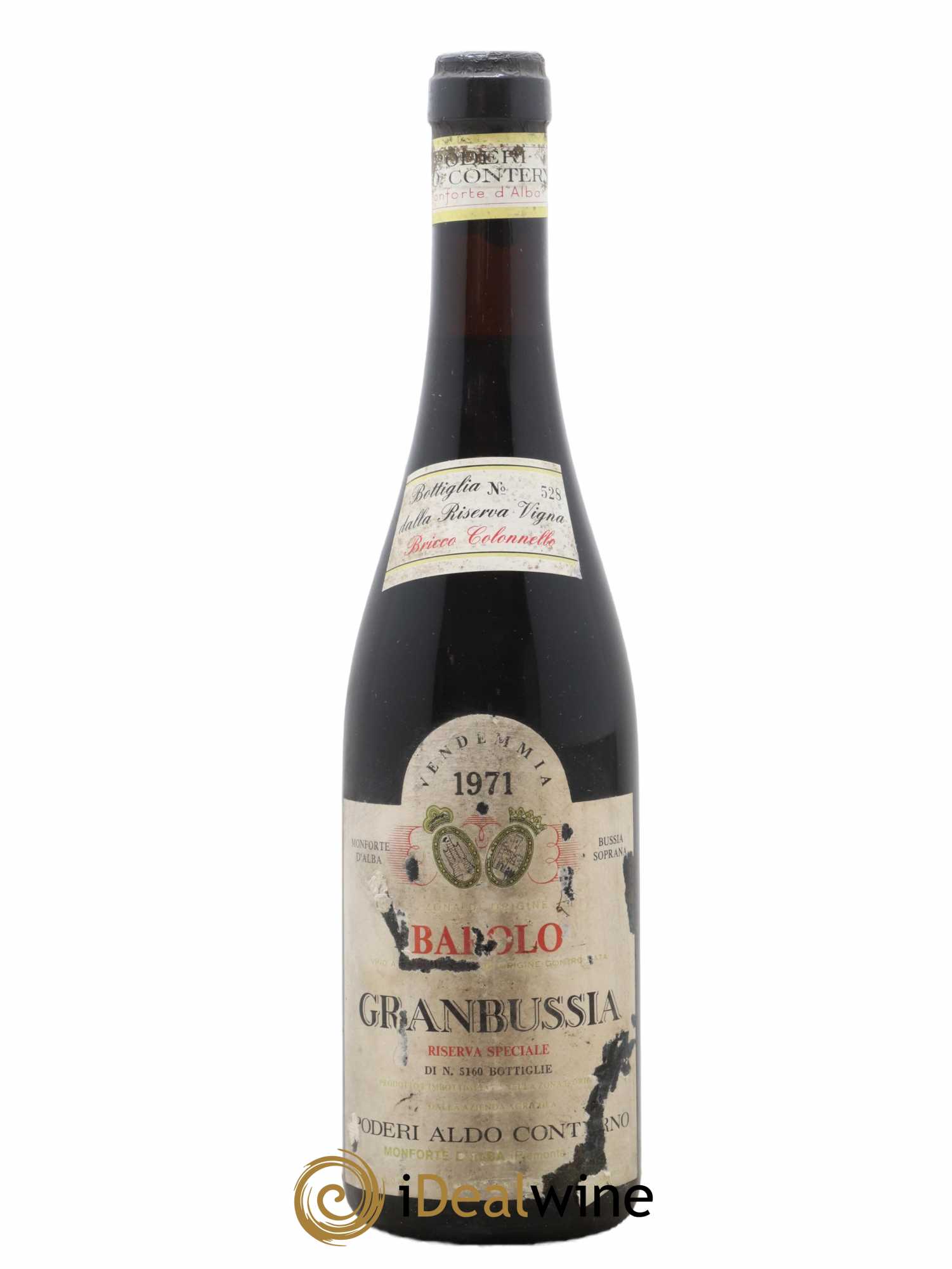 Barolo DOCG Aldo Conterno Granbussia Bricco Cicala Riserva Speciale 1971 - Lot de 1 bouteille - 0