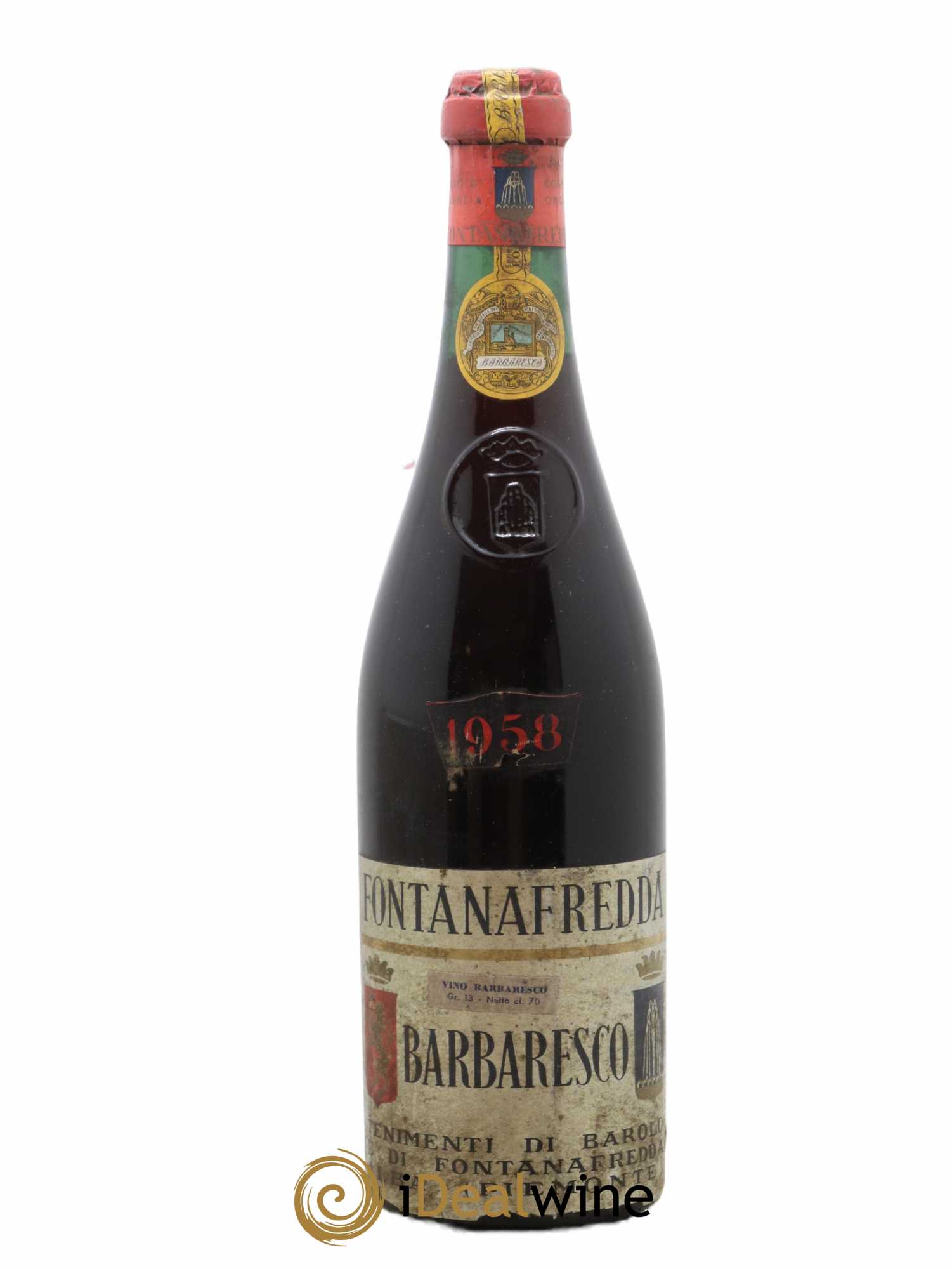 Barbaresco DOCG Fontanafredda 1958 - Lot de 1 bouteille - 0