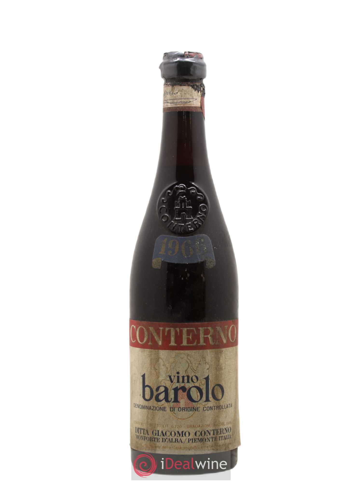 Barolo Giacomo Conterno 1966 - Lot de 1 bouteille - 0