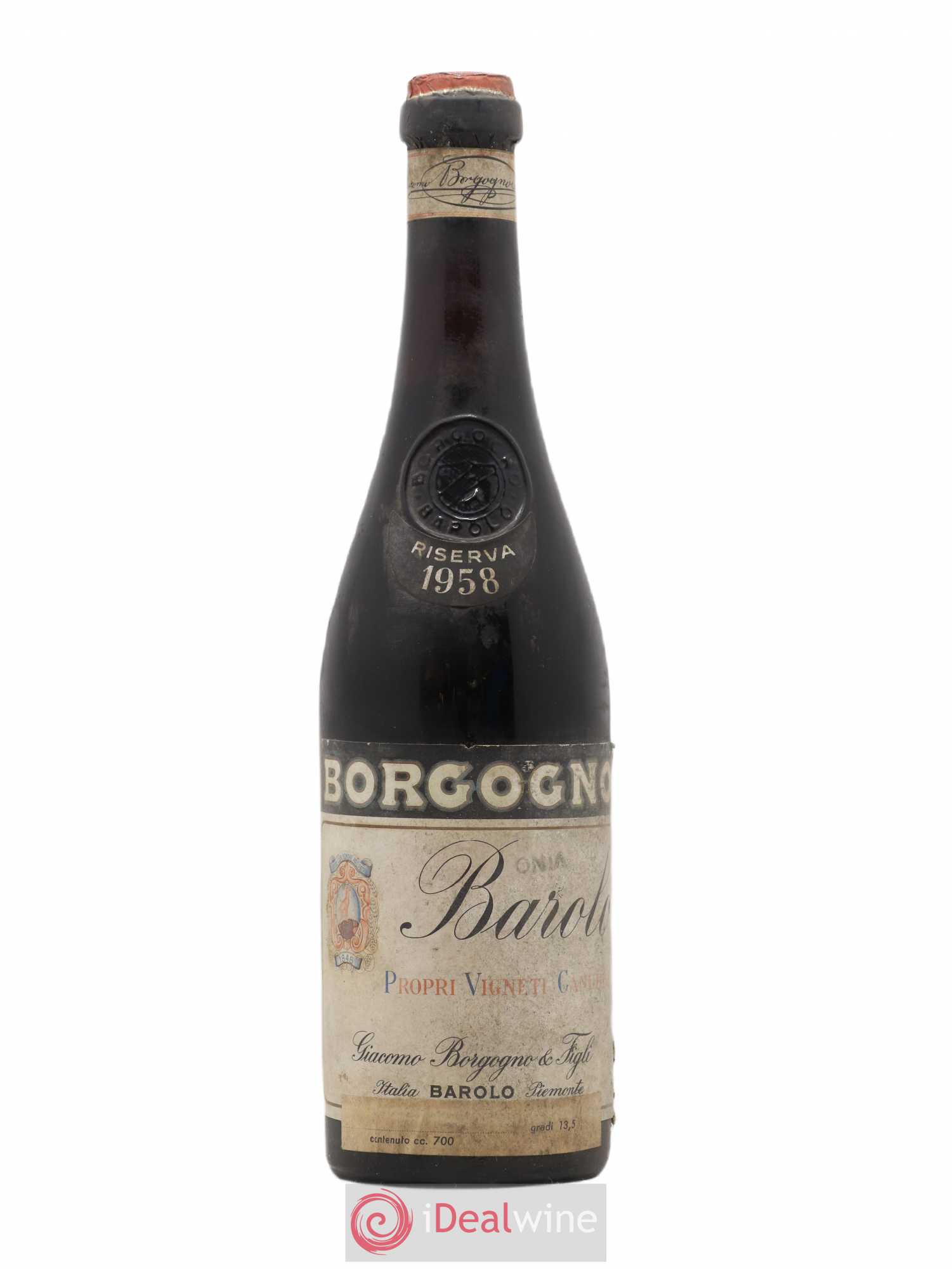 Barolo 1958 - Posten von 1 Flasche - 0