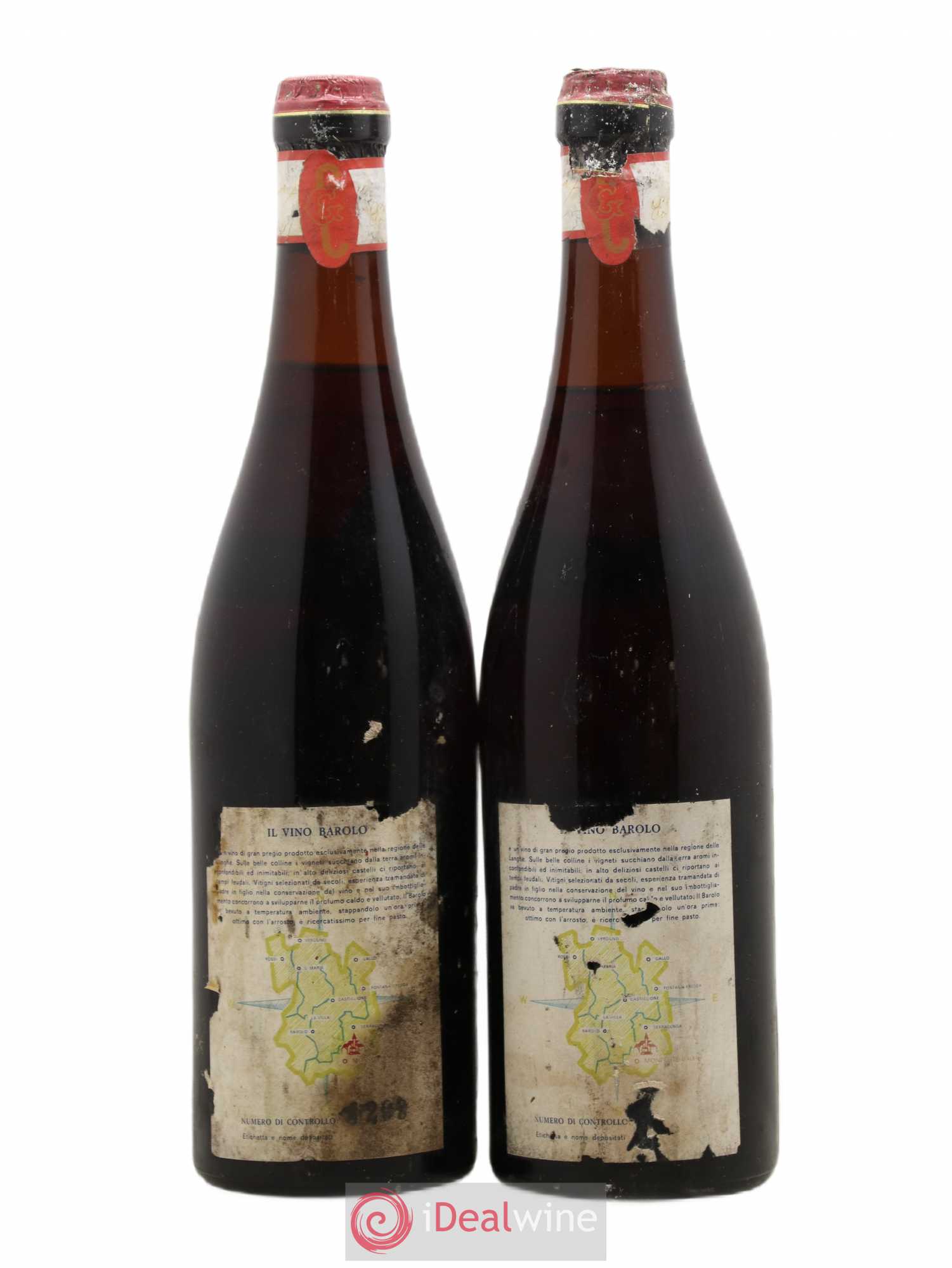 Barolo Giacomo Conterno 1961 - Lot de 2 bouteilles - 1