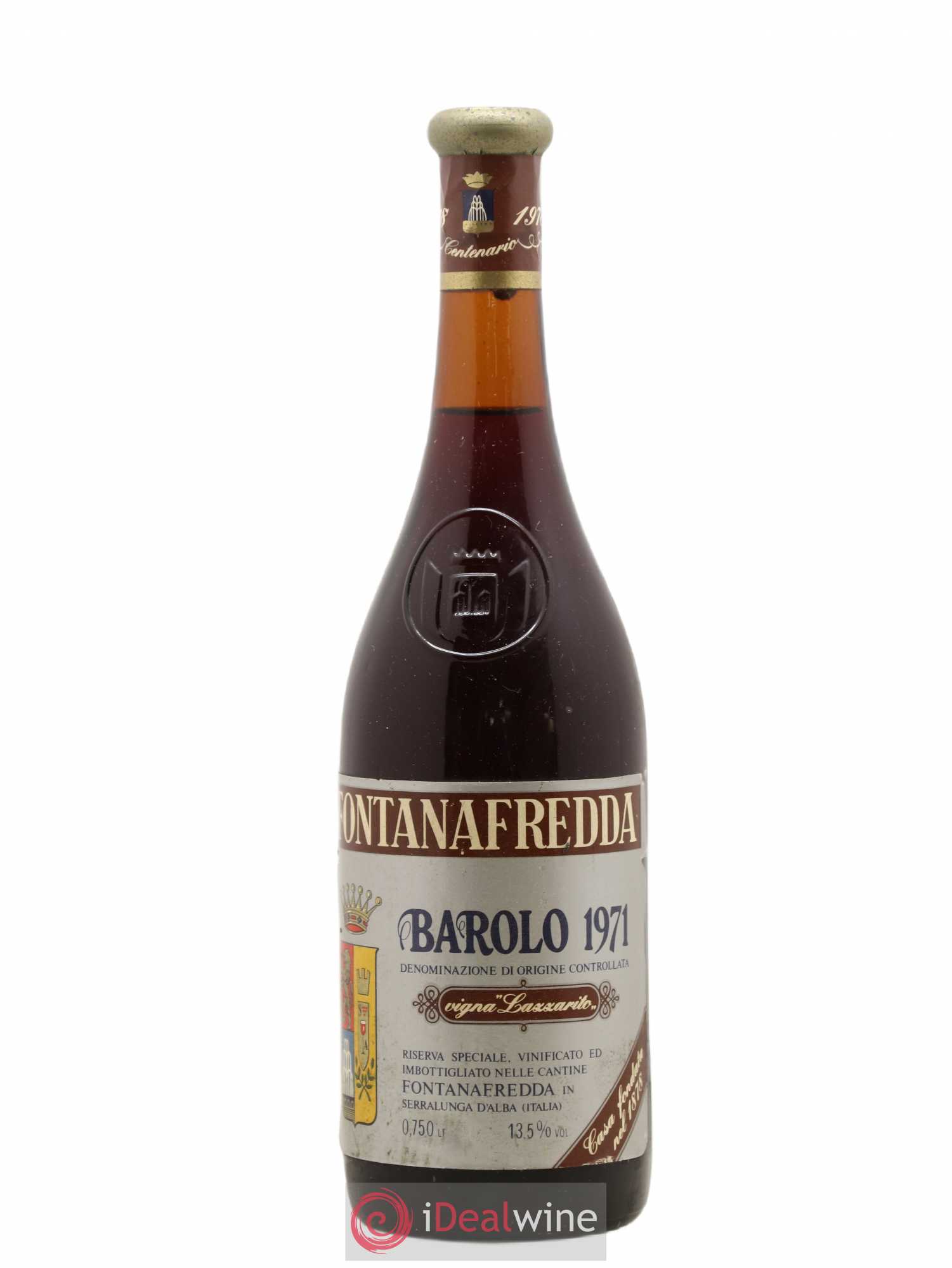Barolo Riserva Speciale Vigna Lazzarito Fontanafredda 1971 - Posten von 1 Flasche - 0