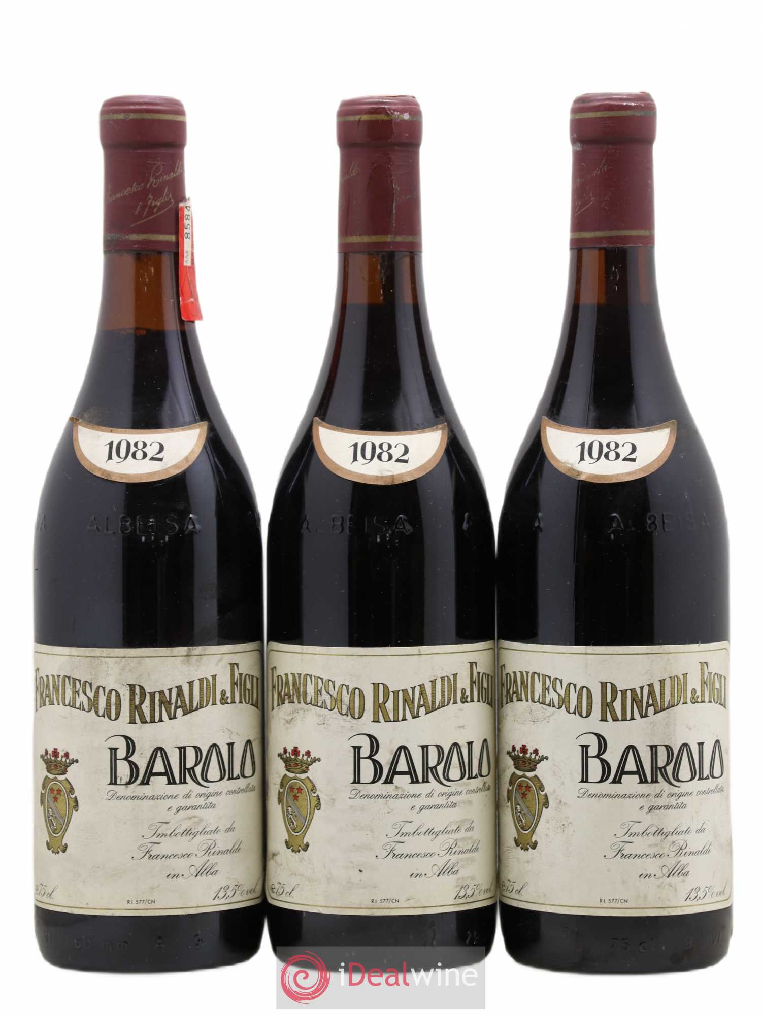 Barolo Francesco Rinaldi 1982 - Posten von 3 Flaschen - 0