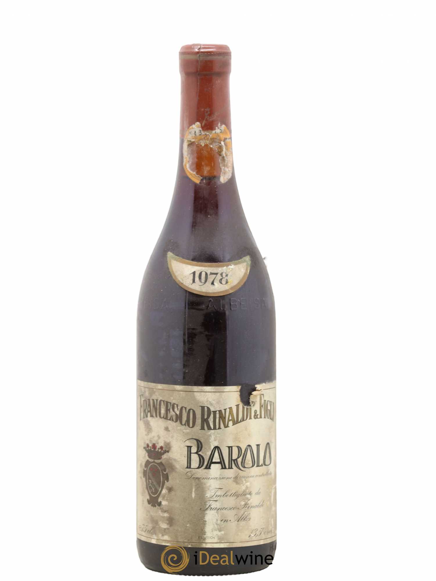 Barolo DOCG Francesco Rinaldi 1978 - Lot de 1 bouteille - 0