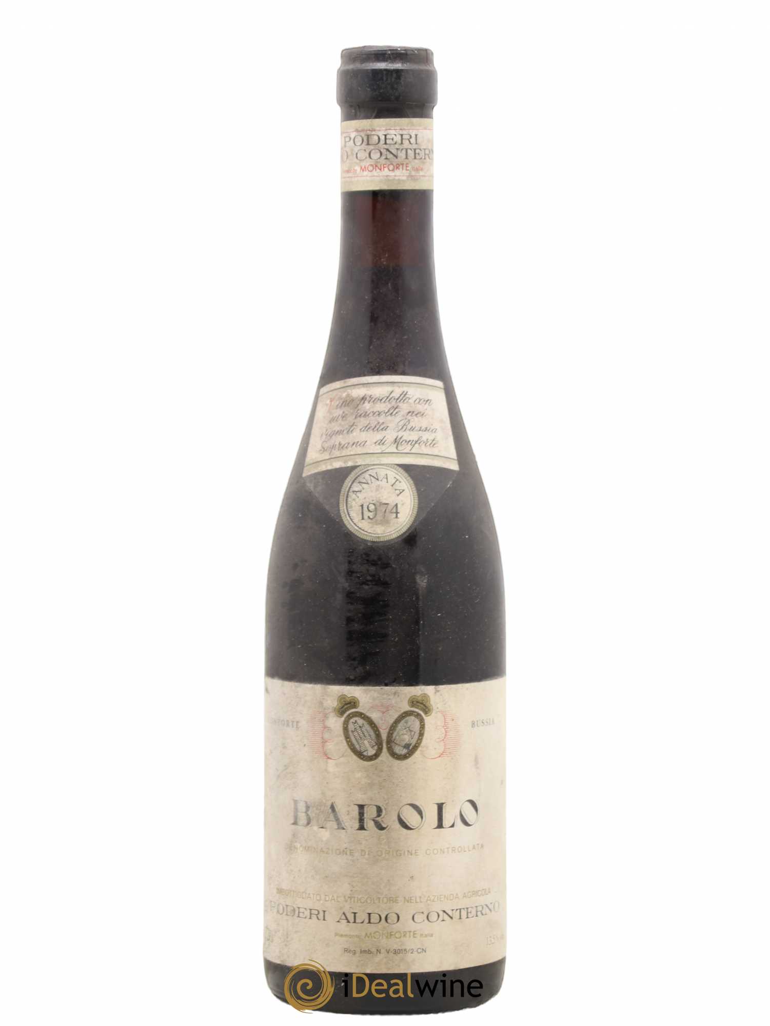 Barolo DOCG Aldo Conterno 1974 - Posten von 1 Flasche - 0