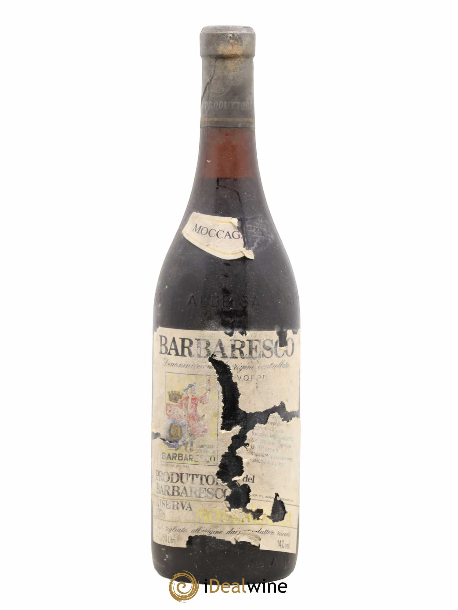 Barbaresco DOCG Moccagatta Riserva 1978 - Lot de 1 bouteille - 0