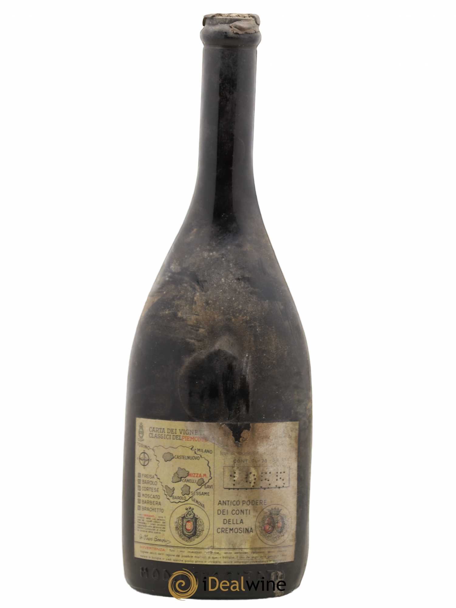 Italie Barolo Riserva Bersano Cremosina 1955 - Lot de 1 bouteille - 1