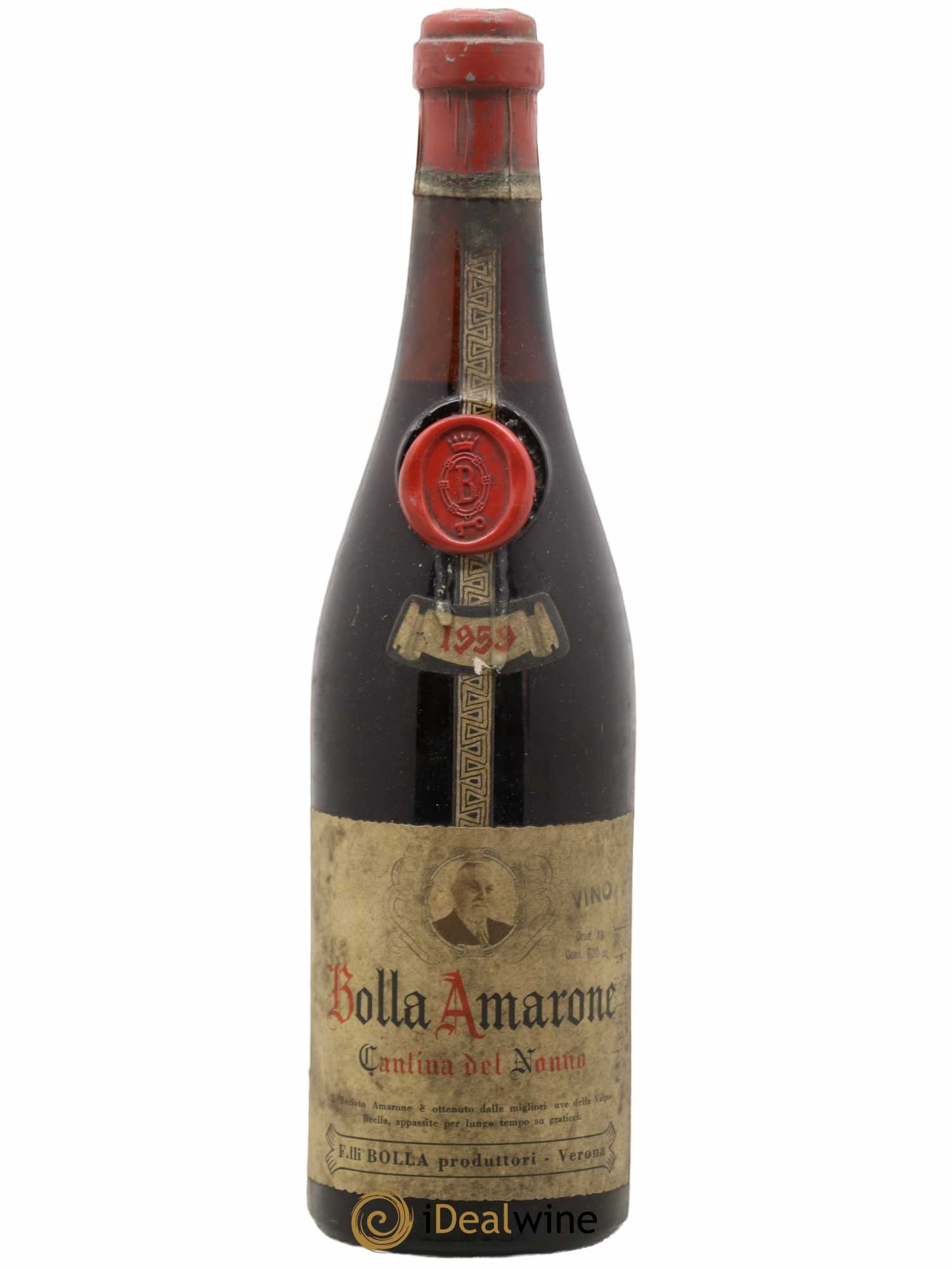 Amarone della Valpolicella DOC Bolla Cantina Del Nonno 1959 - Posten von 1 Flasche - 0