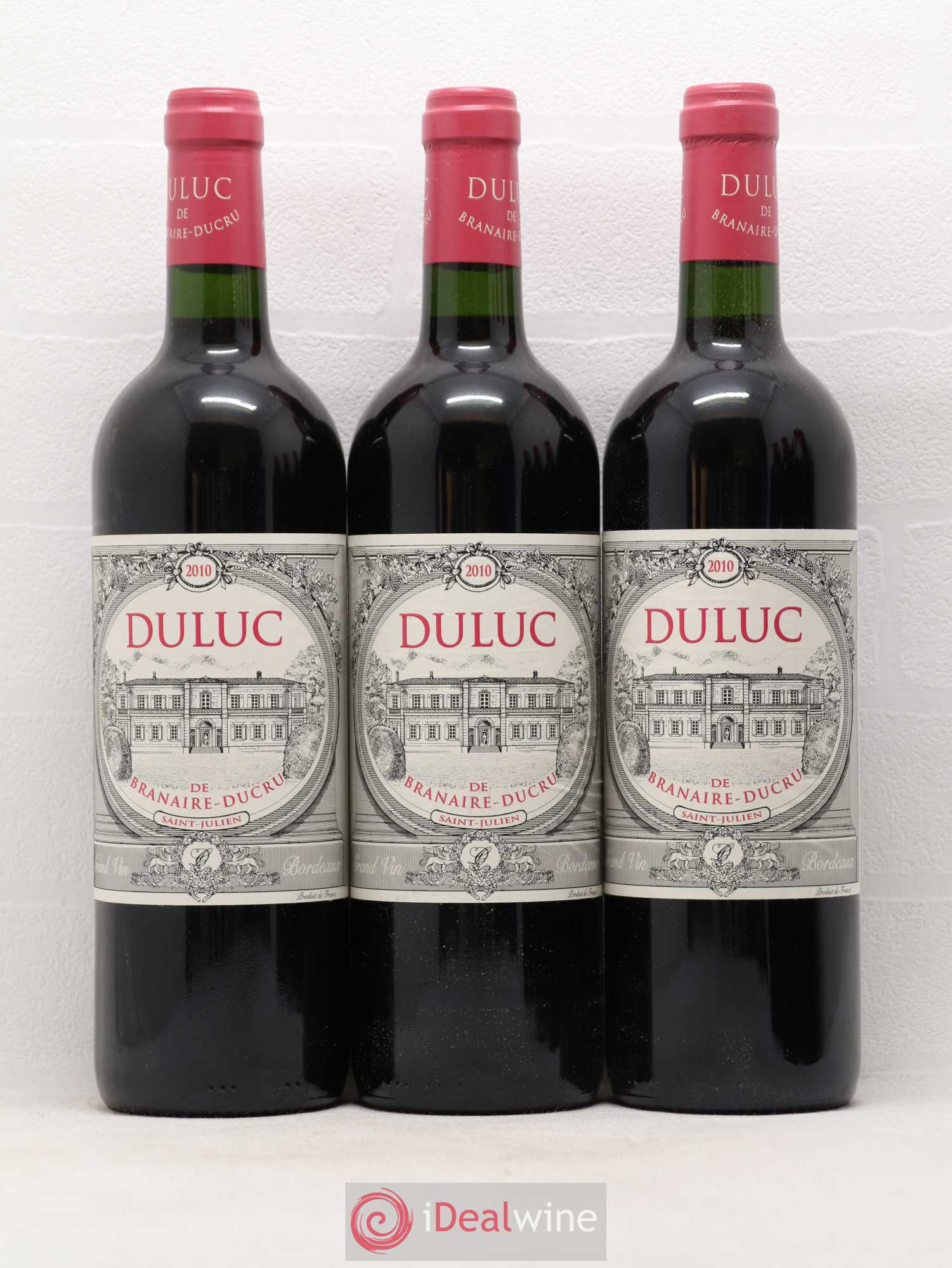 Duluc de Branaire Second Vin 2010 - Lot de 6 bouteilles - 1