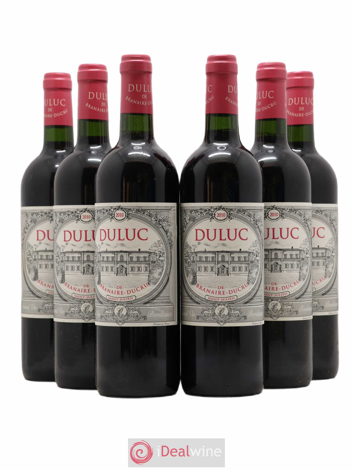 Duluc de Branaire Second Vin 2010 - Lot de 6 bouteilles - 0