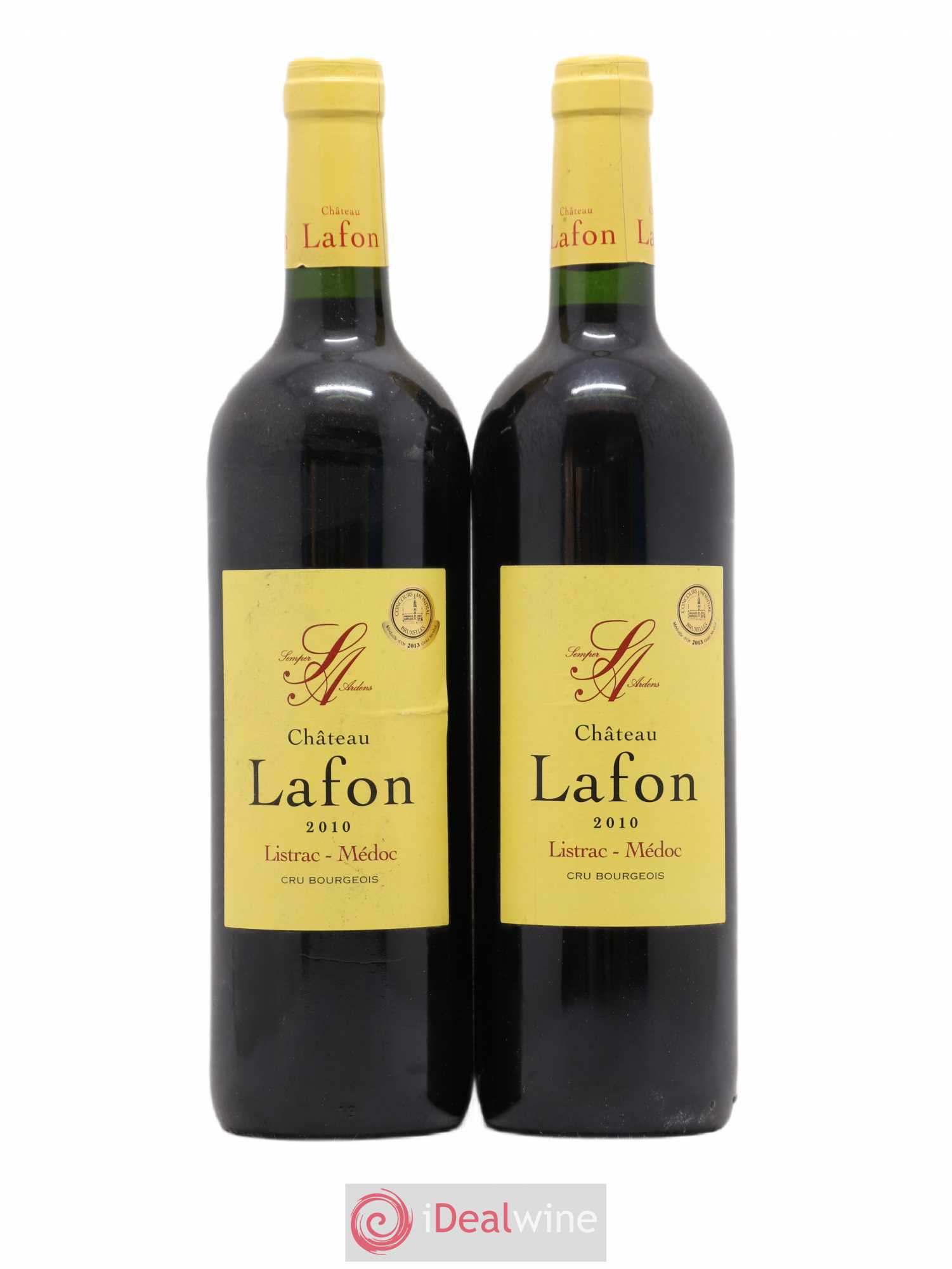 Listrac-Médoc Château Lafon 2010 - Lot de 2 bouteilles - 0