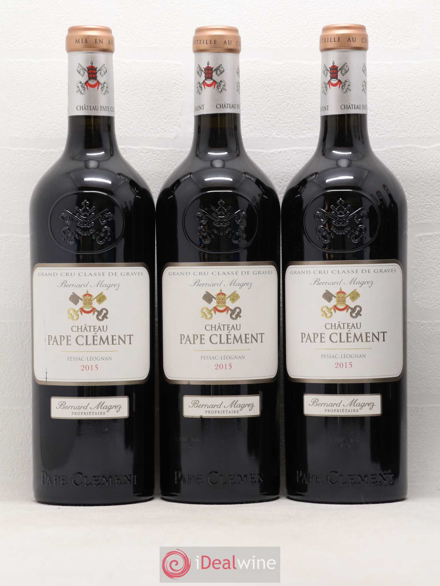 Château Pape Clément Cru Classé de Graves 2015 - Lot de 6 bouteilles - 1