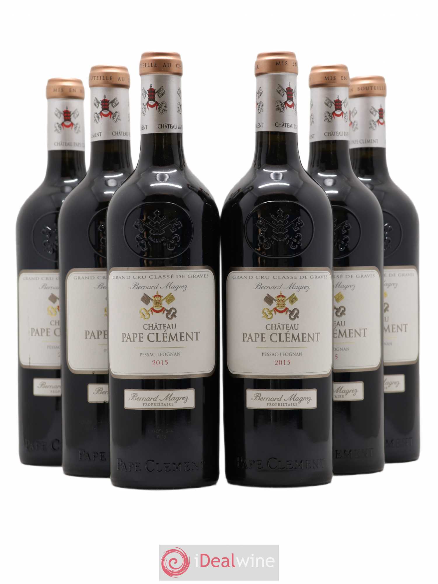 Château Pape Clément Cru Classé de Graves 2015 - Lot de 6 bouteilles - 0