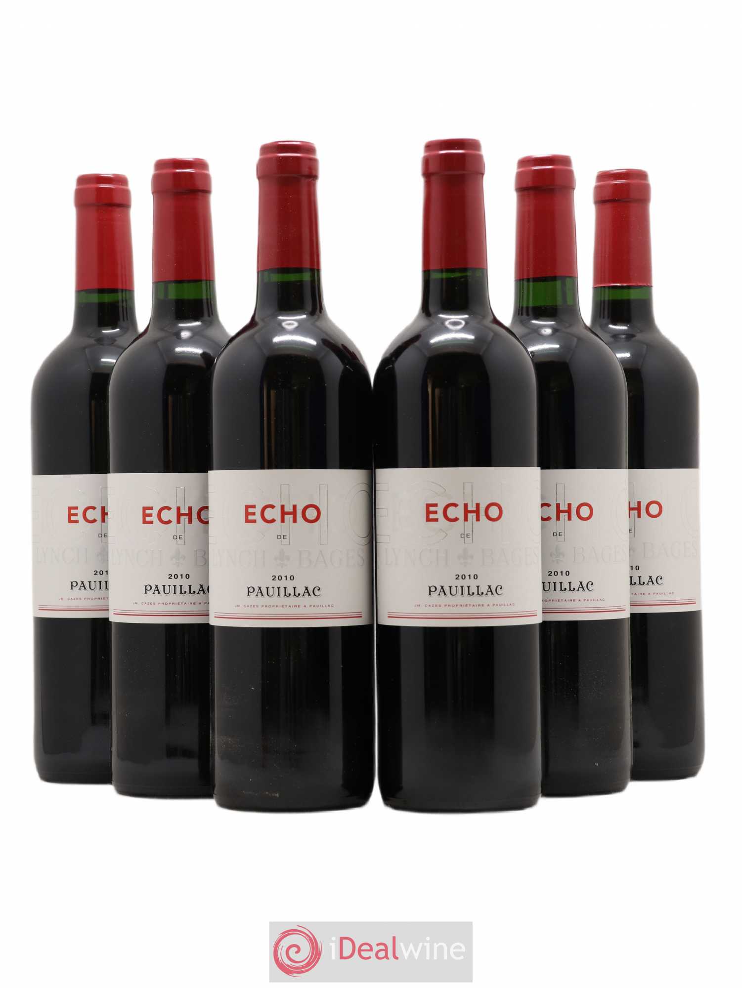 Echo de Lynch Bages Second Vin 2010 - Lot de 6 bouteilles - 0