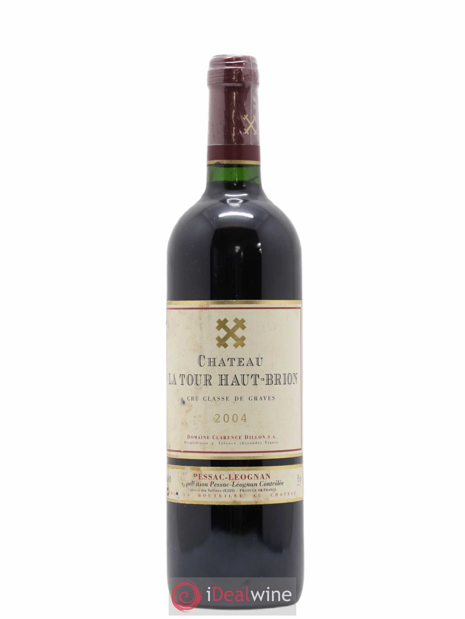 Château la Tour Haut-Brion Cru Classé de Graves 2004 - Lot de 1 bouteille - 0