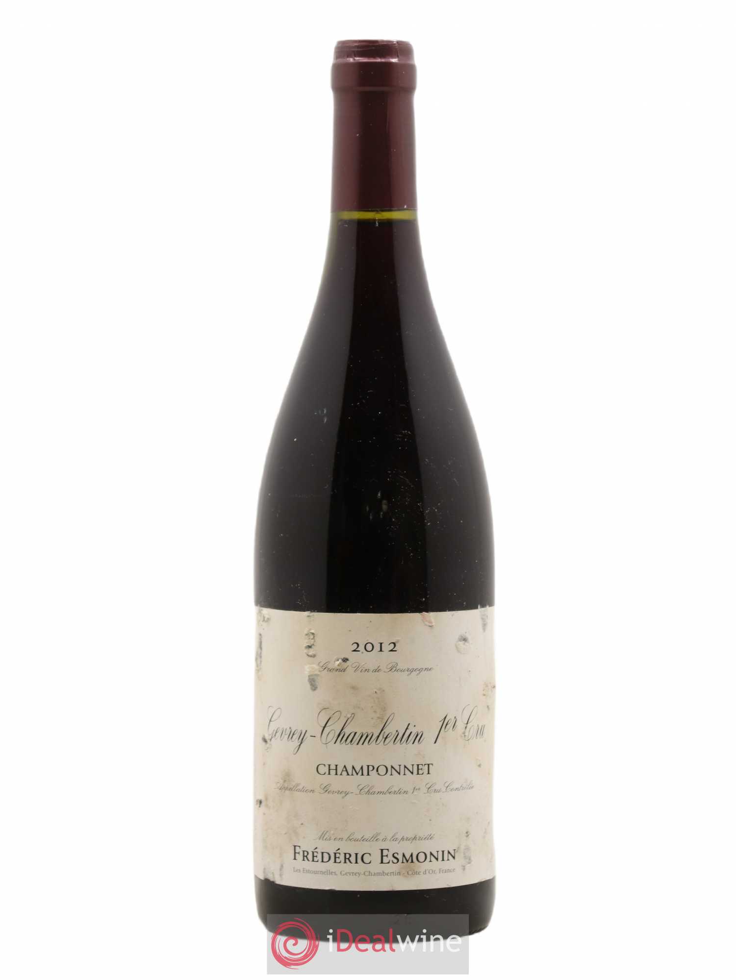 Gevrey-Chambertin 1er Cru Les Champonnets Frédéric Esmonin 2012 - Lot de 1 bouteille - 0