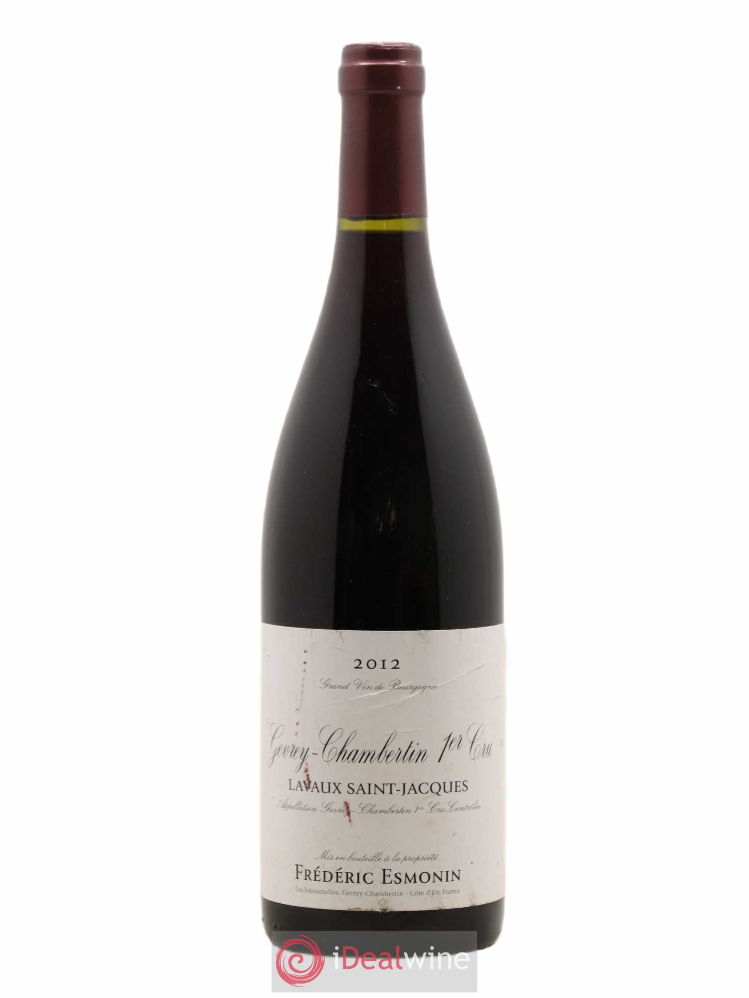 Gevrey-Chambertin 1er Cru Lavaux Saint Jacques Frederic Esmonin 2012 - Posten von 1 Flasche - 0