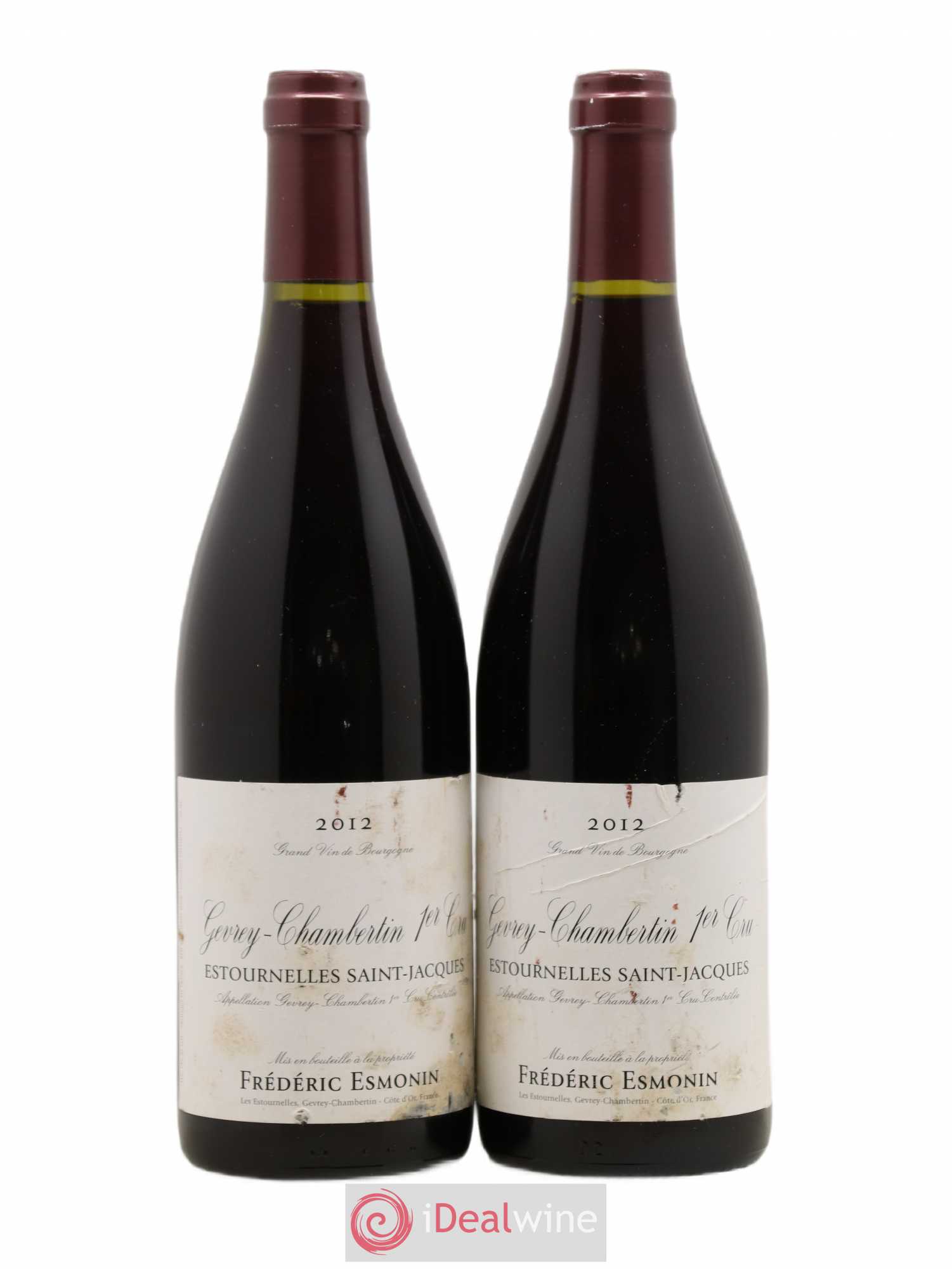 Gevrey-Chambertin 1er Cru Estournelles Saint Jacques Frederic Esmonin 2012 - Posten von 2 Flaschen - 0