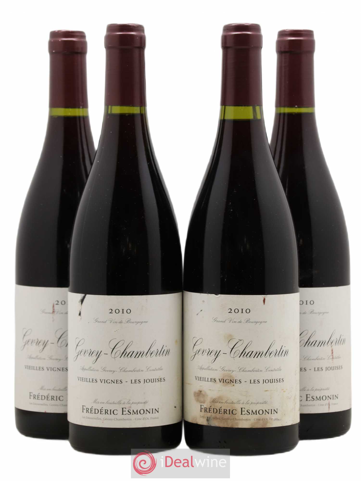 Gevrey-Chambertin Vieilles Vignes Les Jouises Frederic Esmonin 2010 - Posten von 4 Flaschen - 0