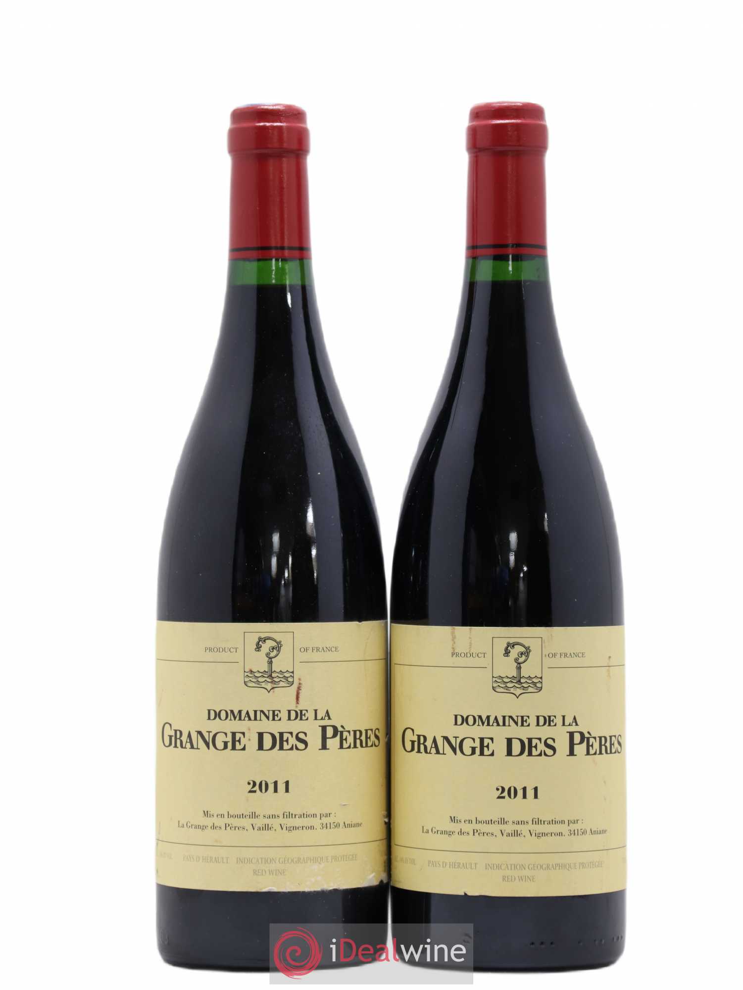 Pays d'Hérault Grange des Pères Laurent Vaillé 2011 - Lot de 2 bouteilles - 0
