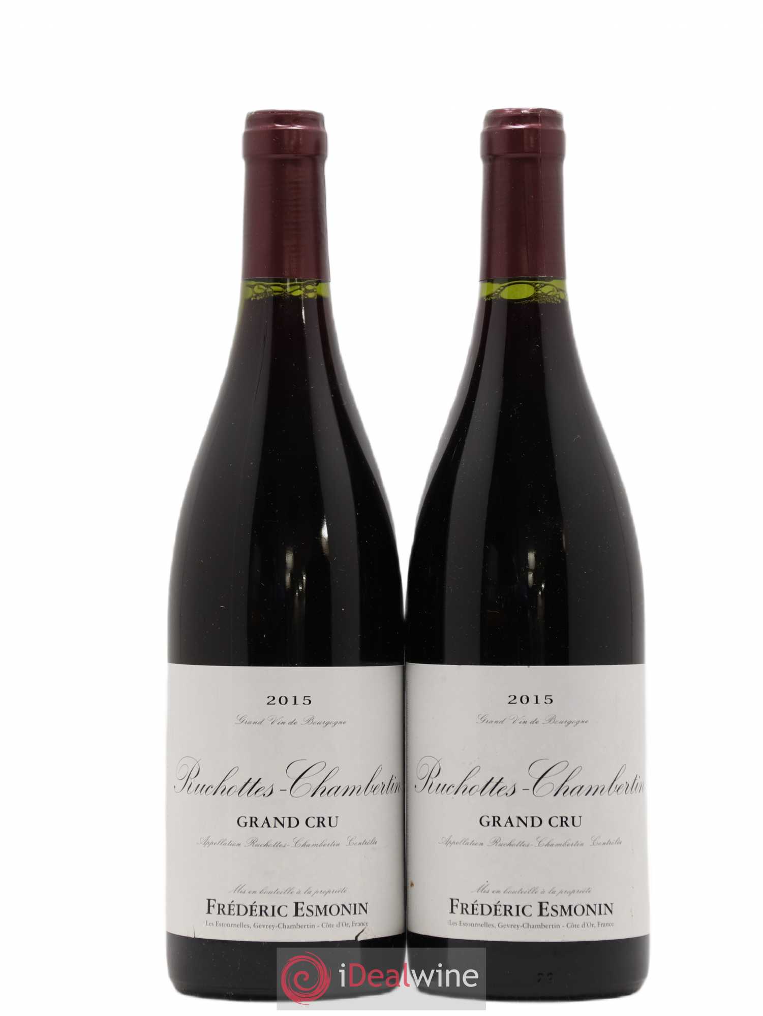 Ruchottes-Chambertin Grand Cru Frédéric Esmonin 2015 - Lot de 2 bouteilles - 0