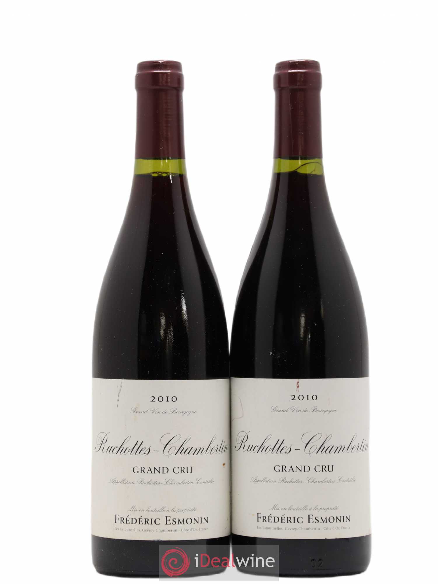 Ruchottes-Chambertin Grand Cru Frédéric Esmonin 2010 - Lot de 2 bouteilles - 0