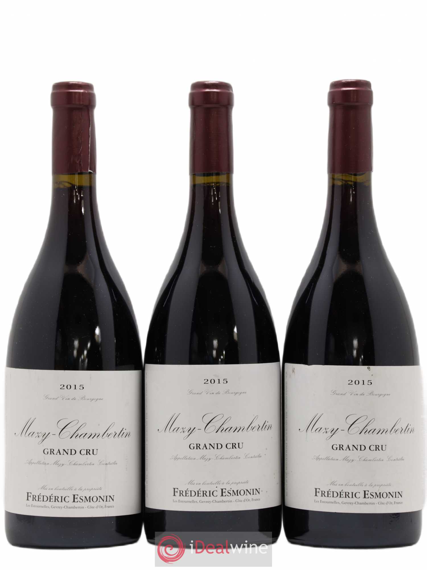 Mazis-Chambertin Grand Cru Frédéric Esmonin 2015 - Lot de 3 bouteilles - 0