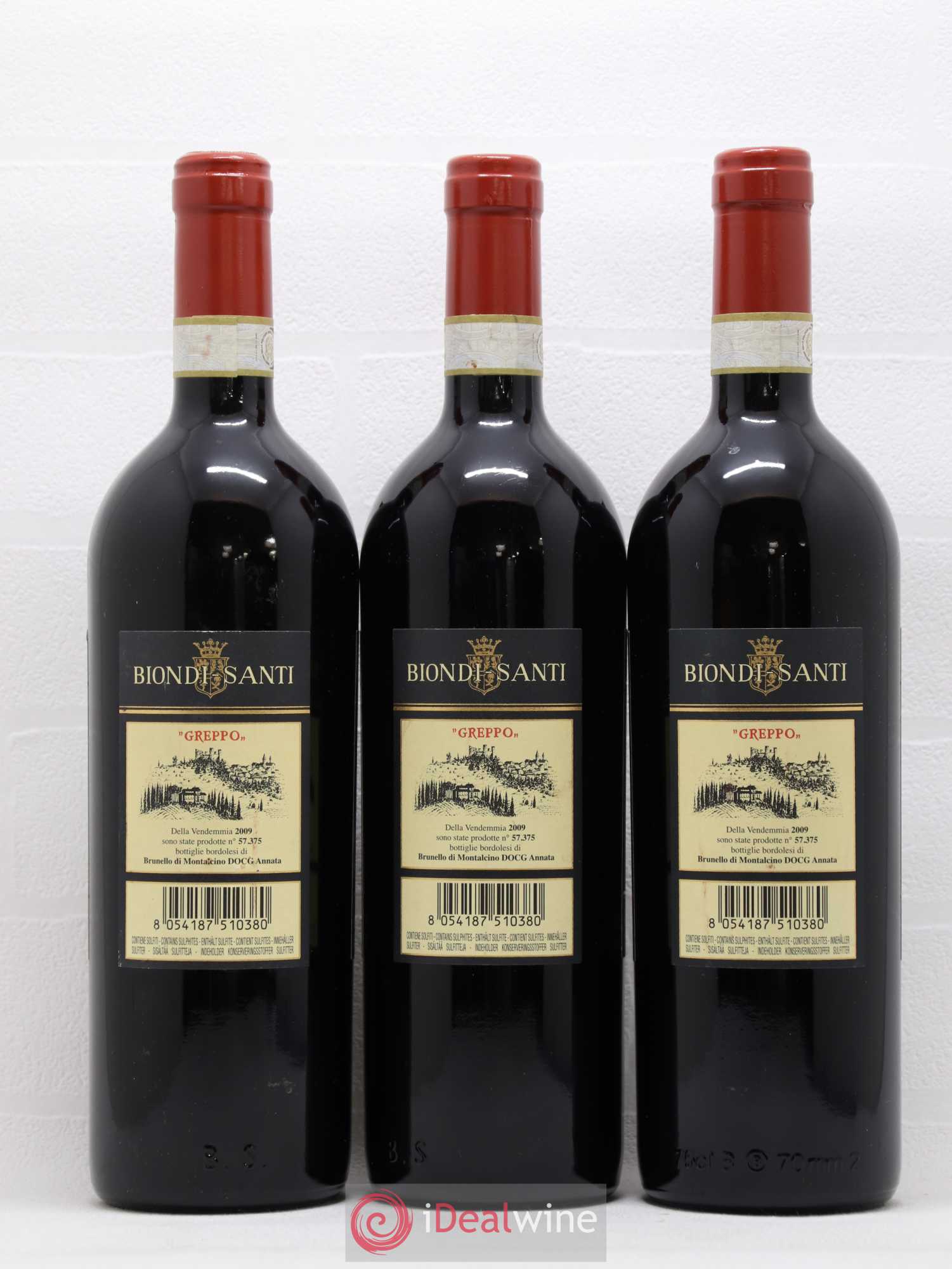 Brunello di Montalcino Tenuta Greppo Biondi-Santi 2009 - Posten von 3 Flaschen - 1