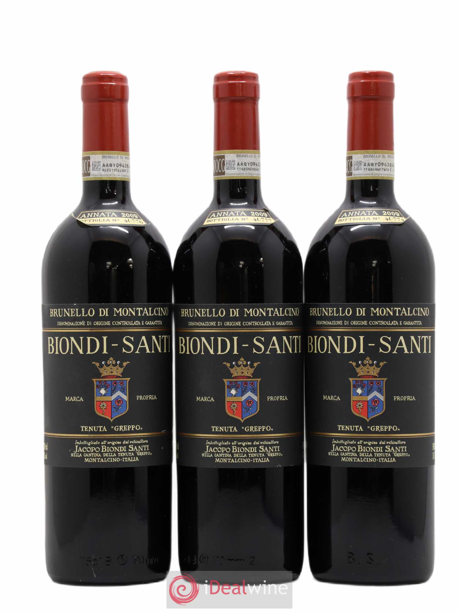 Brunello di Montalcino Tenuta Greppo Biondi-Santi 2009 - Posten von 3 Flaschen - 0