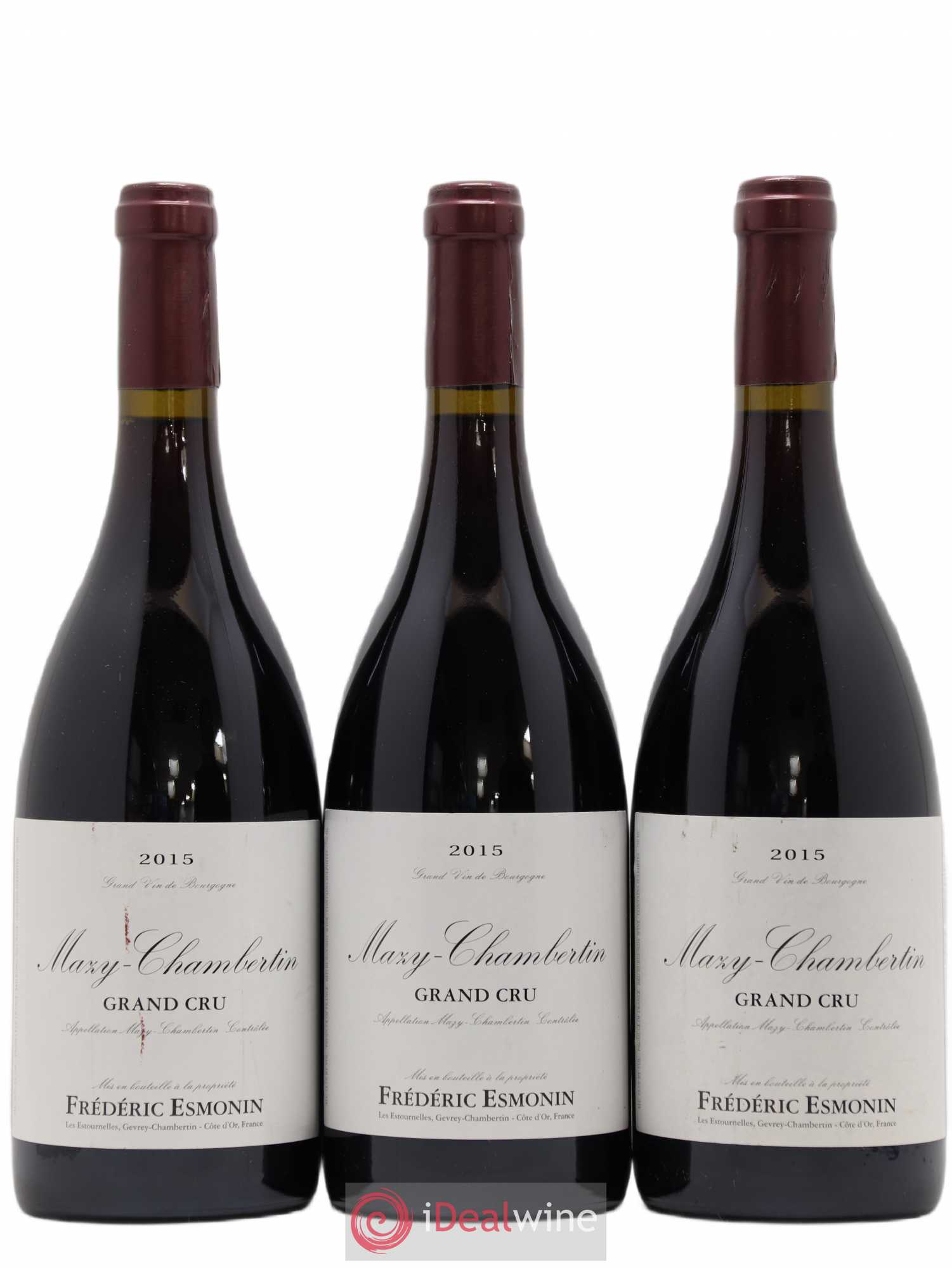Mazis-Chambertin Grand Cru Frédéric Esmonin 2015 - Lot de 3 bouteilles - 0