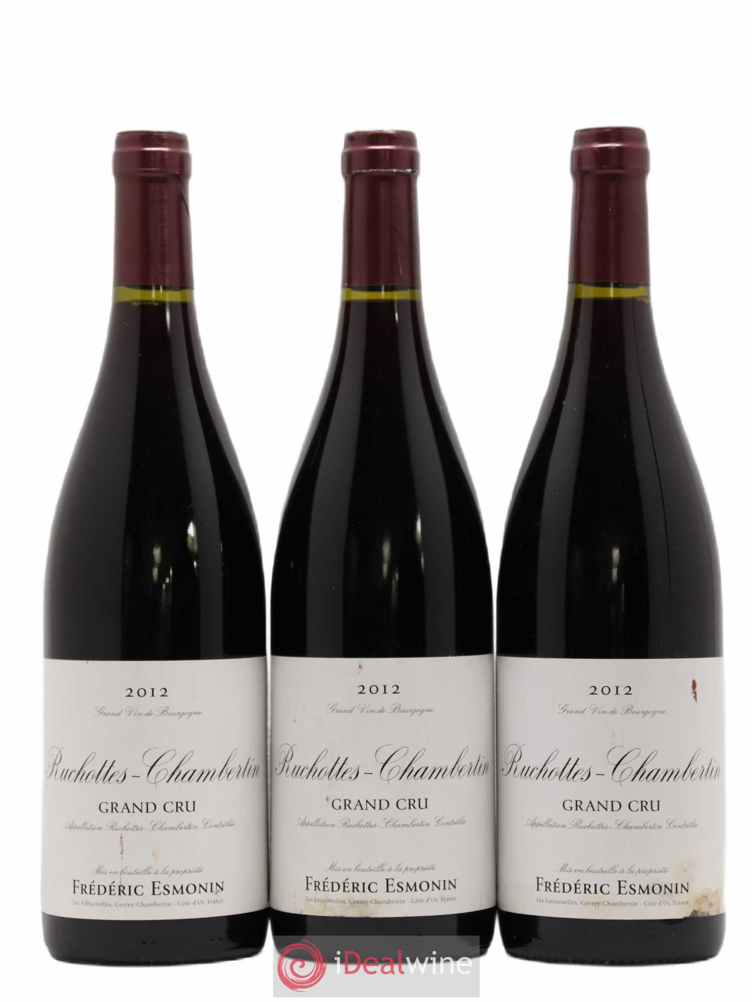Ruchottes-Chambertin Grand Cru Frédéric Esmonin 2012 - Posten von 3 Flaschen - 0