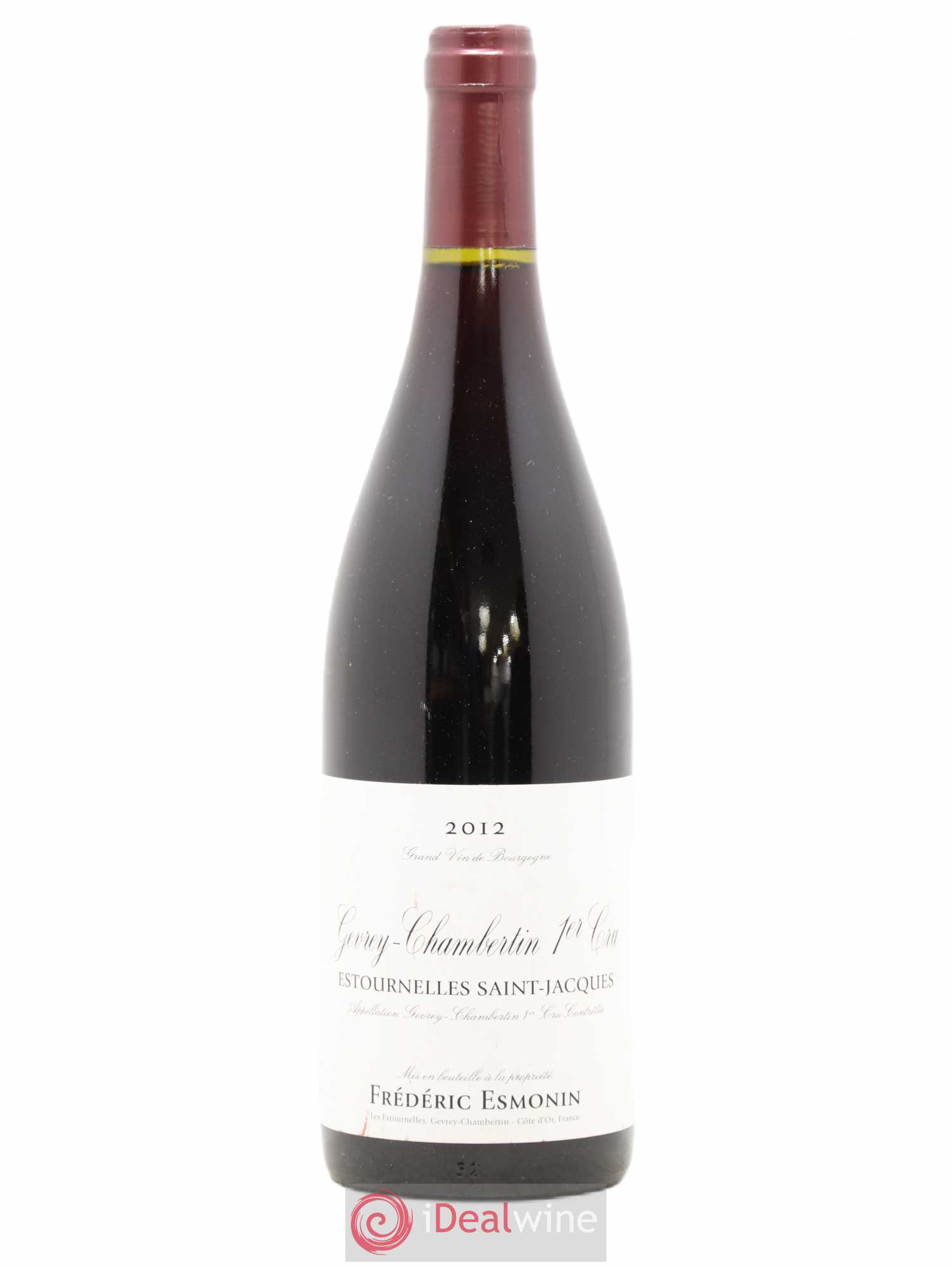 Gevrey-Chambertin 1er Cru Estournelles St Jacques Frédéric Esmonin 2012 - Posten von 1 Flasche - 0