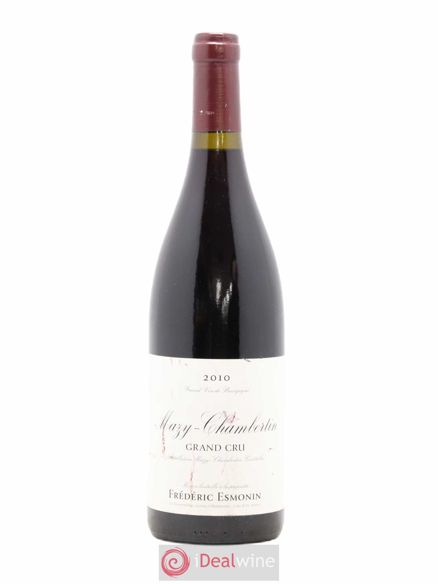 Mazis-Chambertin Grand Cru Frederic Esmonin 2010 - Lot de 1 bouteille - 0