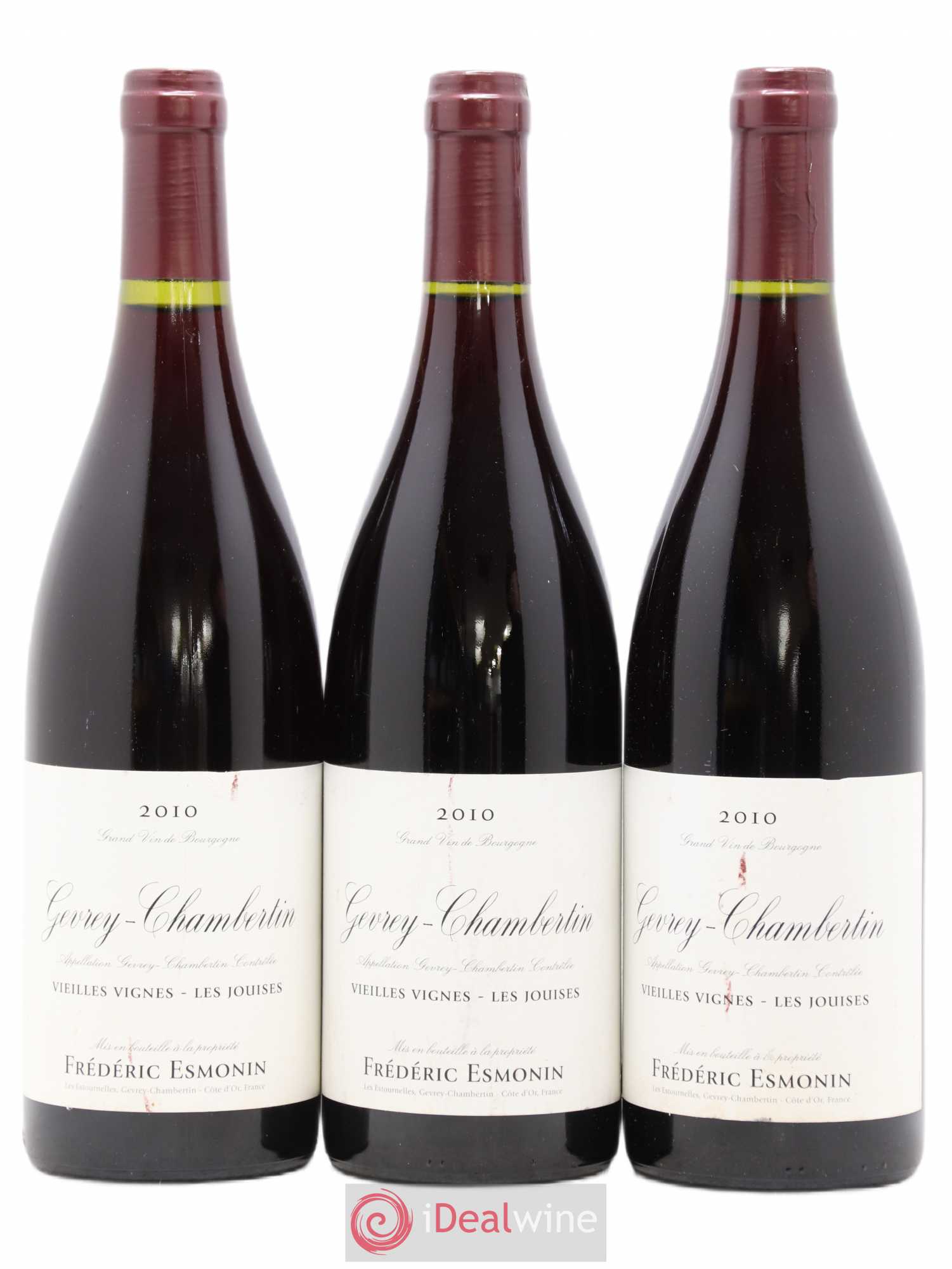 Gevrey-Chambertin Vieilles Vignes Les Jouises Frederic Esmonin 2010 - Posten von 3 Flaschen - 0