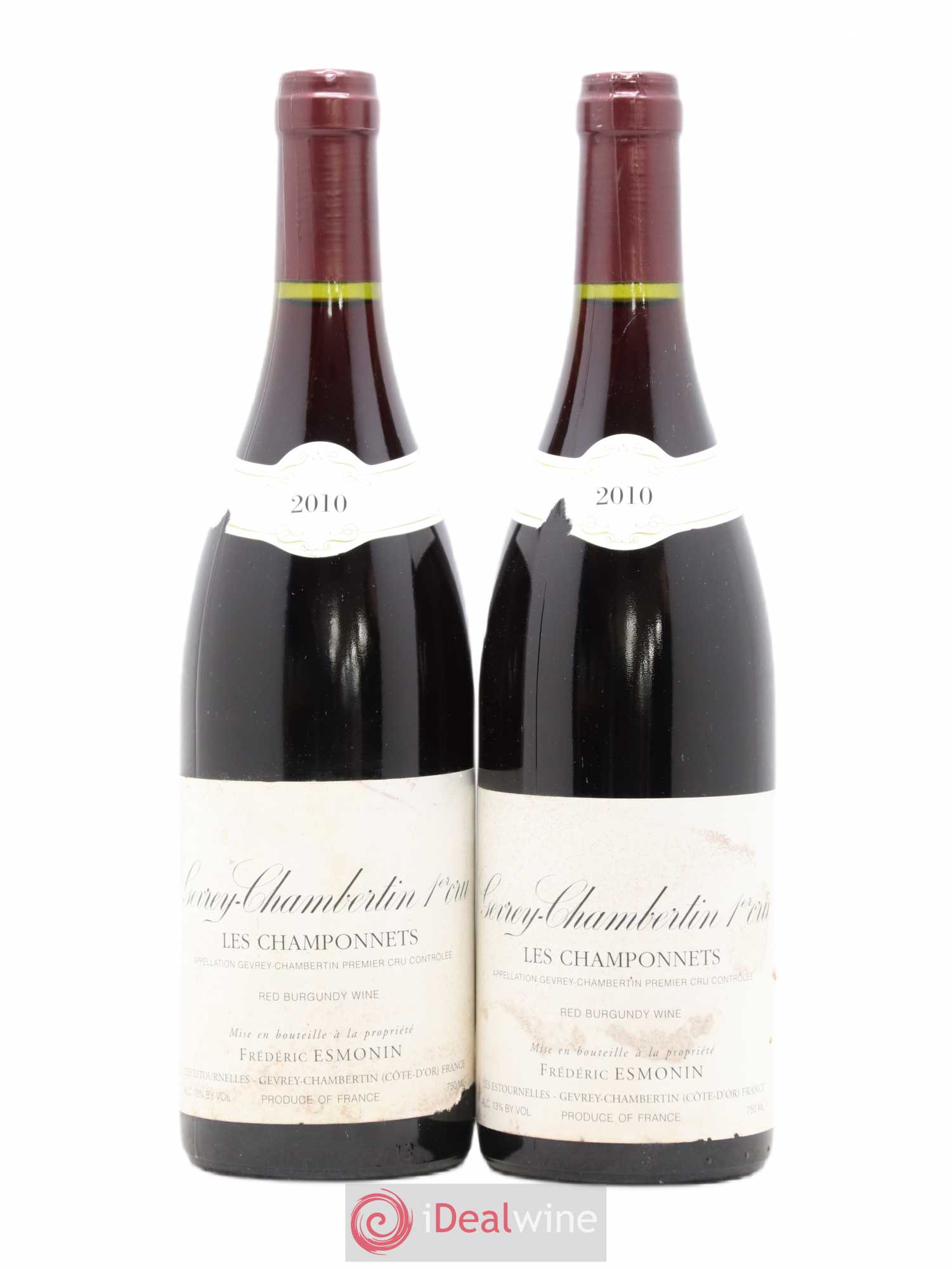 Gevrey-Chambertin 1er Cru Les Champonnets Frederic Esmonin 2010 - Posten von 2 Flaschen - 0