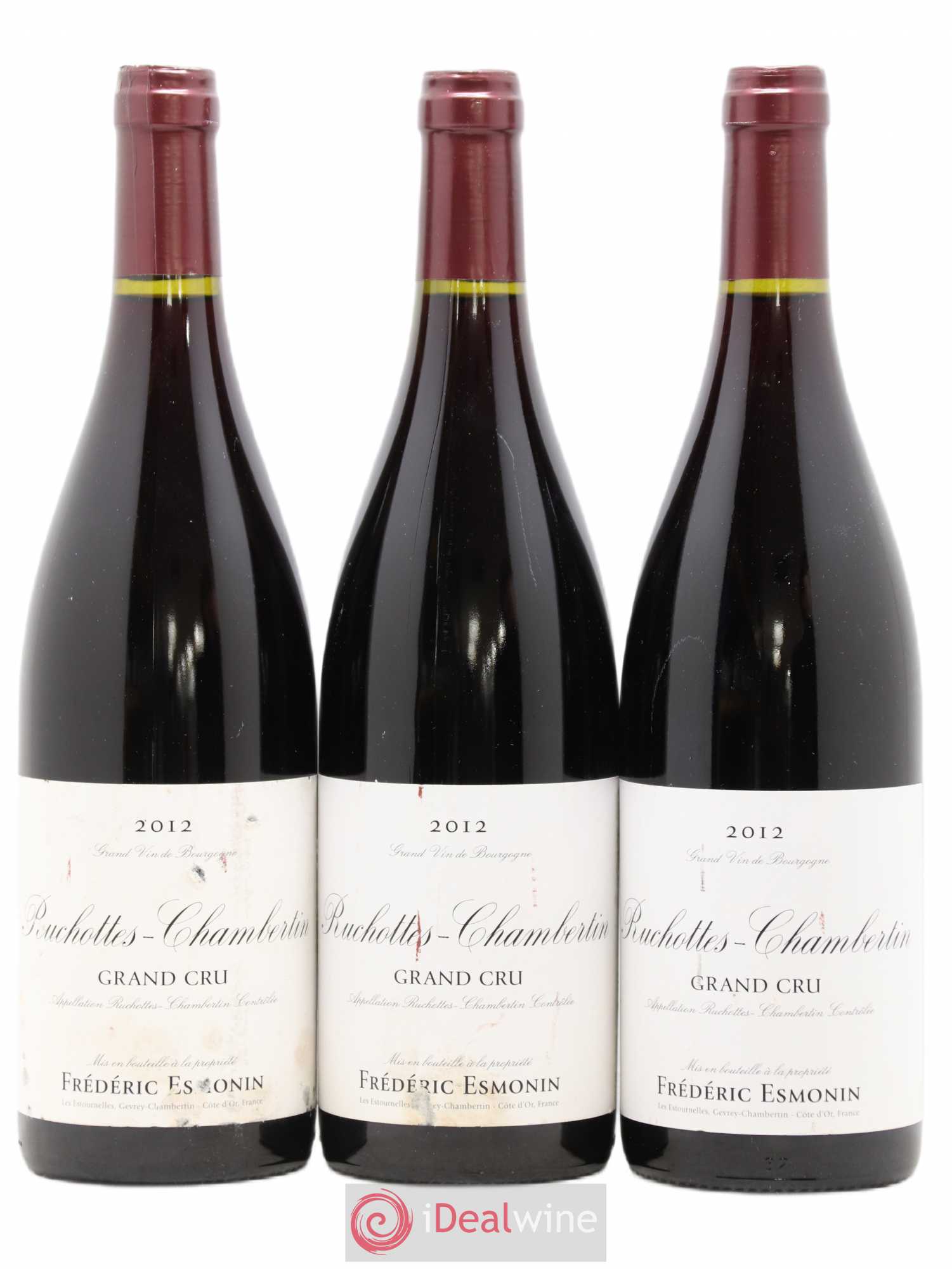 Ruchottes-Chambertin Grand Cru Frederic Esmonin 2012 - Posten von 3 Flaschen - 0