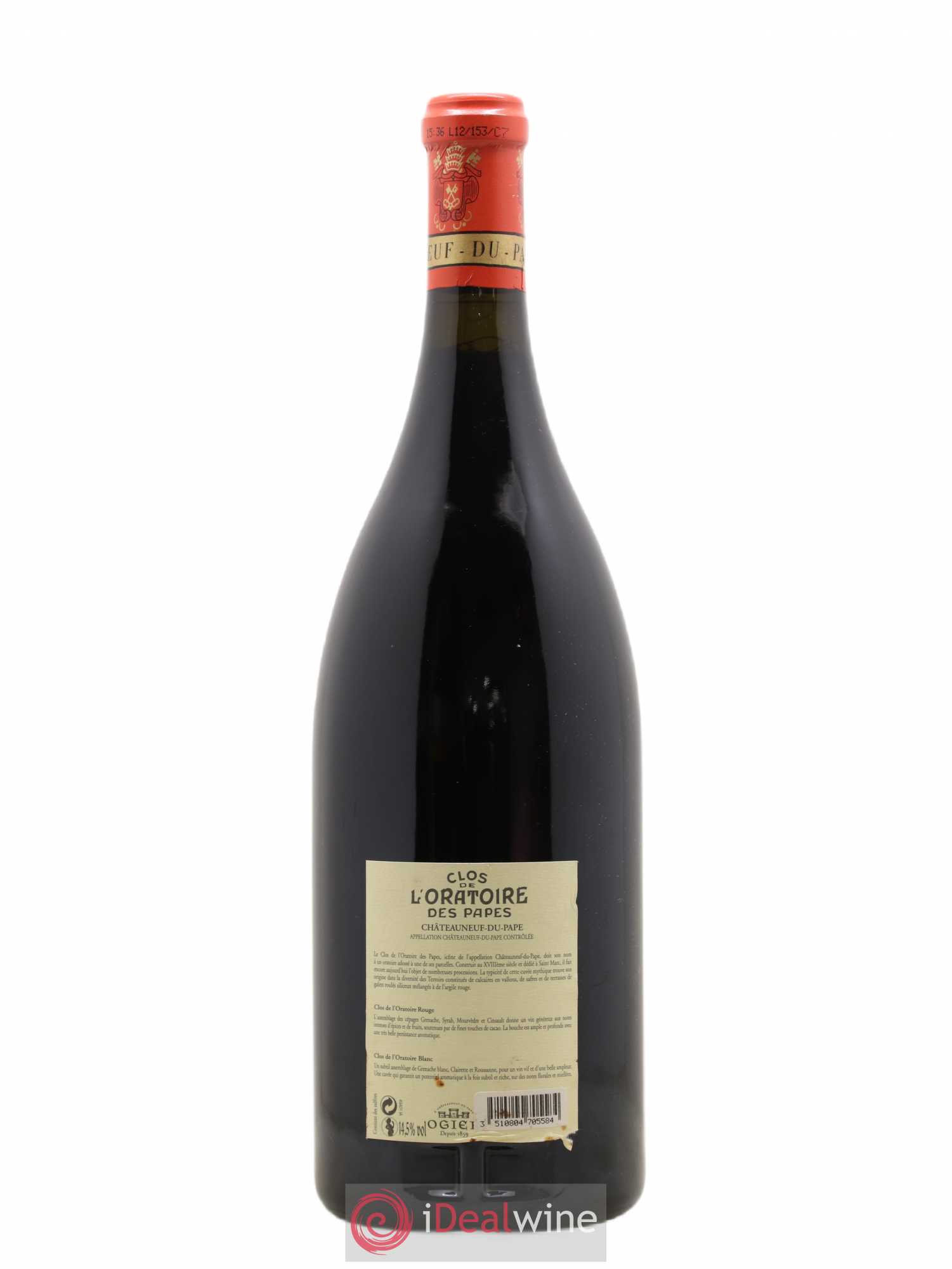 Châteauneuf-du-Pape Clos de l'Oratoire des Papes 2010 - Lot de 1 magnum - 1