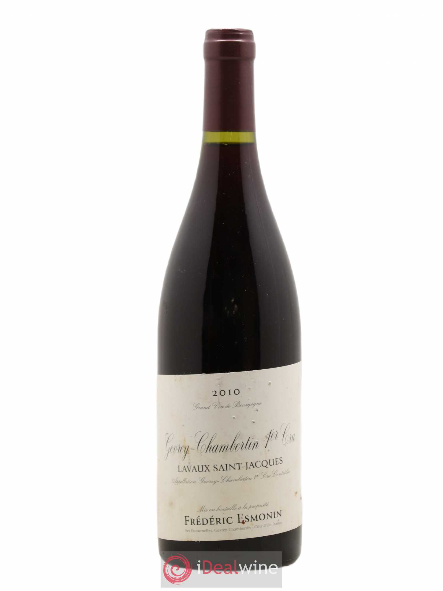 Gevrey-Chambertin 1er Cru Lavaux Saint Jacques Frederic Esmonin 2010 - Posten von 1 Flasche - 0