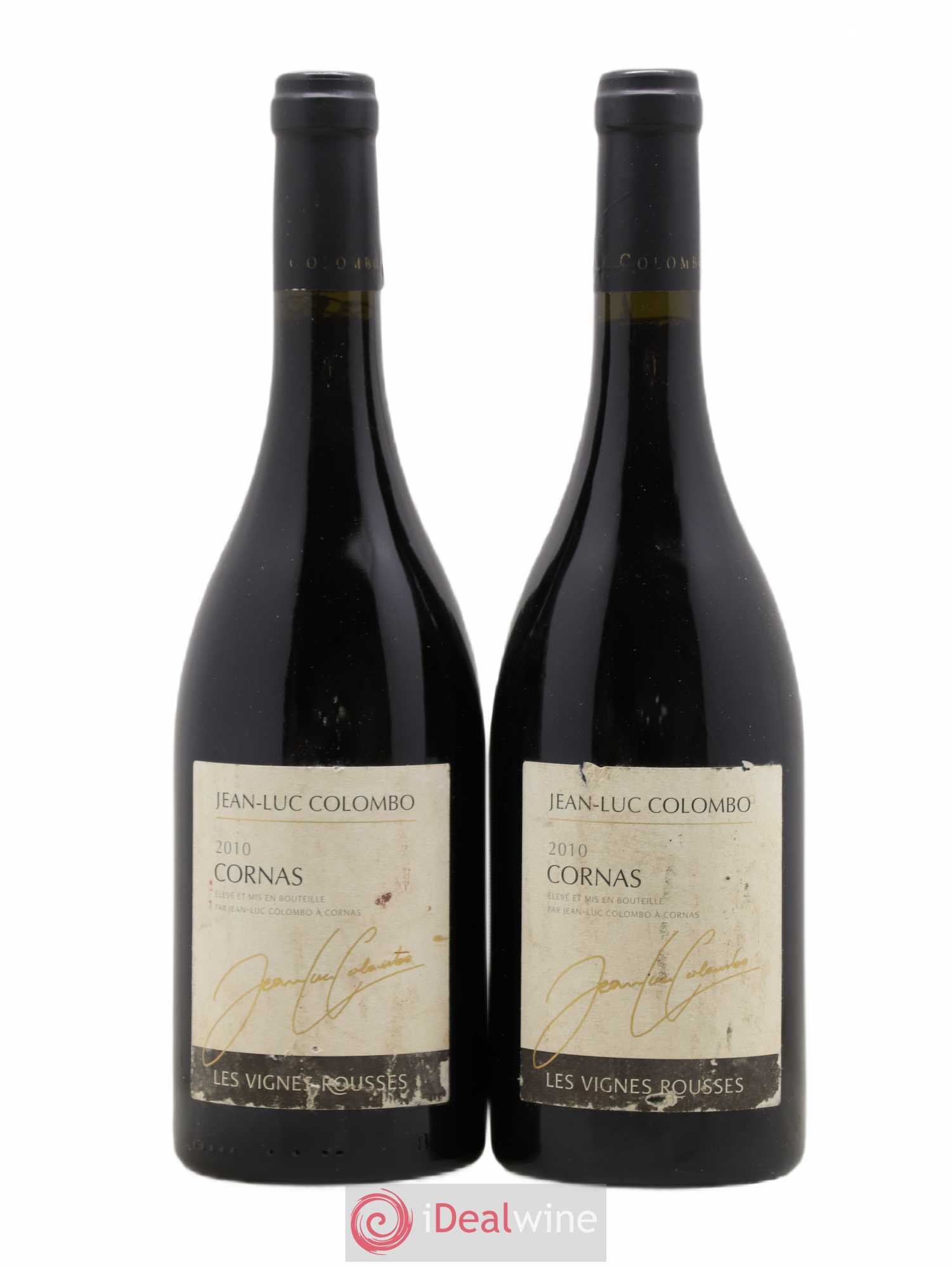 Cornas Les Vignes Rousses Jean Luc Colombo 2010 - Lot de 2 bouteilles - 0